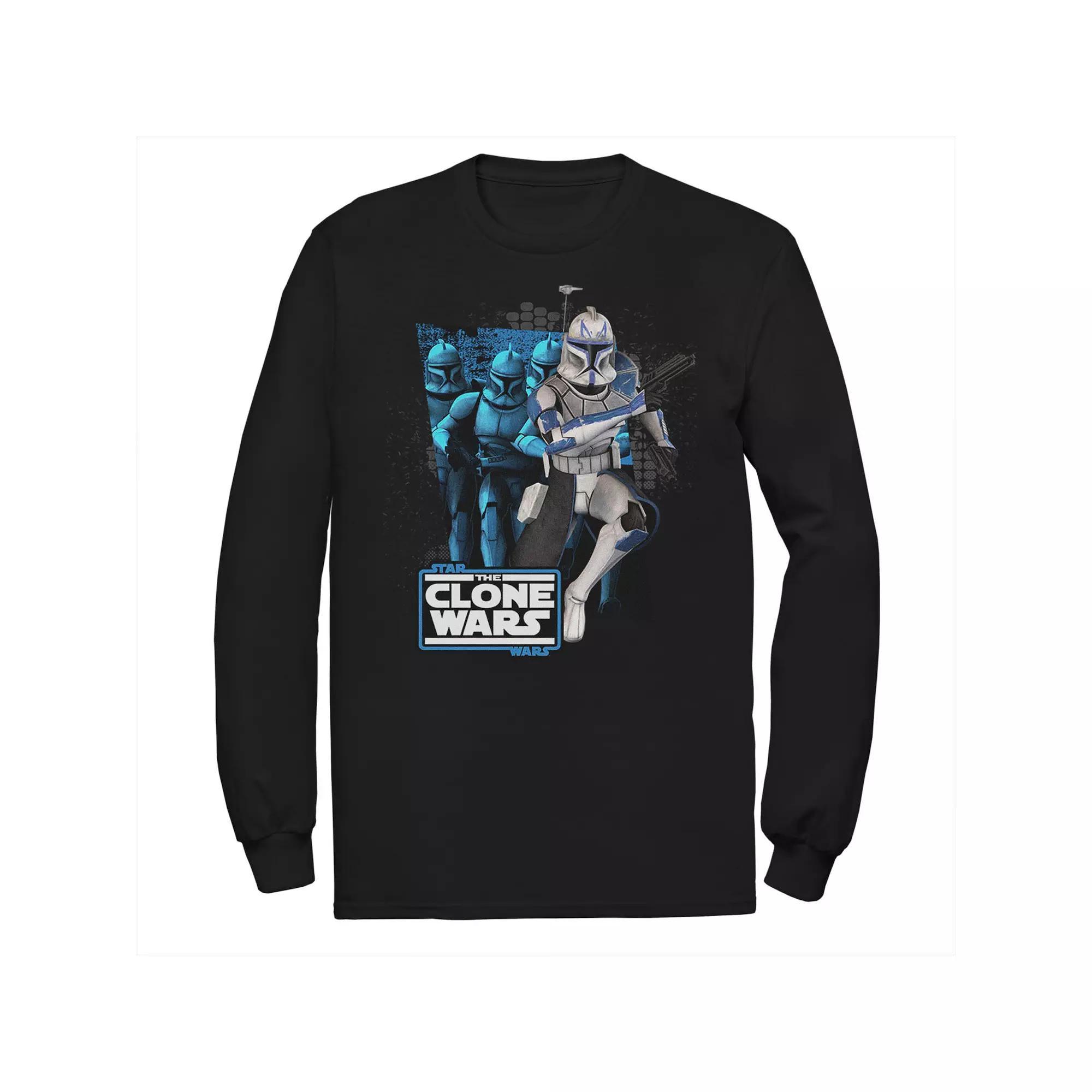 Mens Star Wars: The Clone Wars Clone Captain Rex Mashup Tee Product Image
