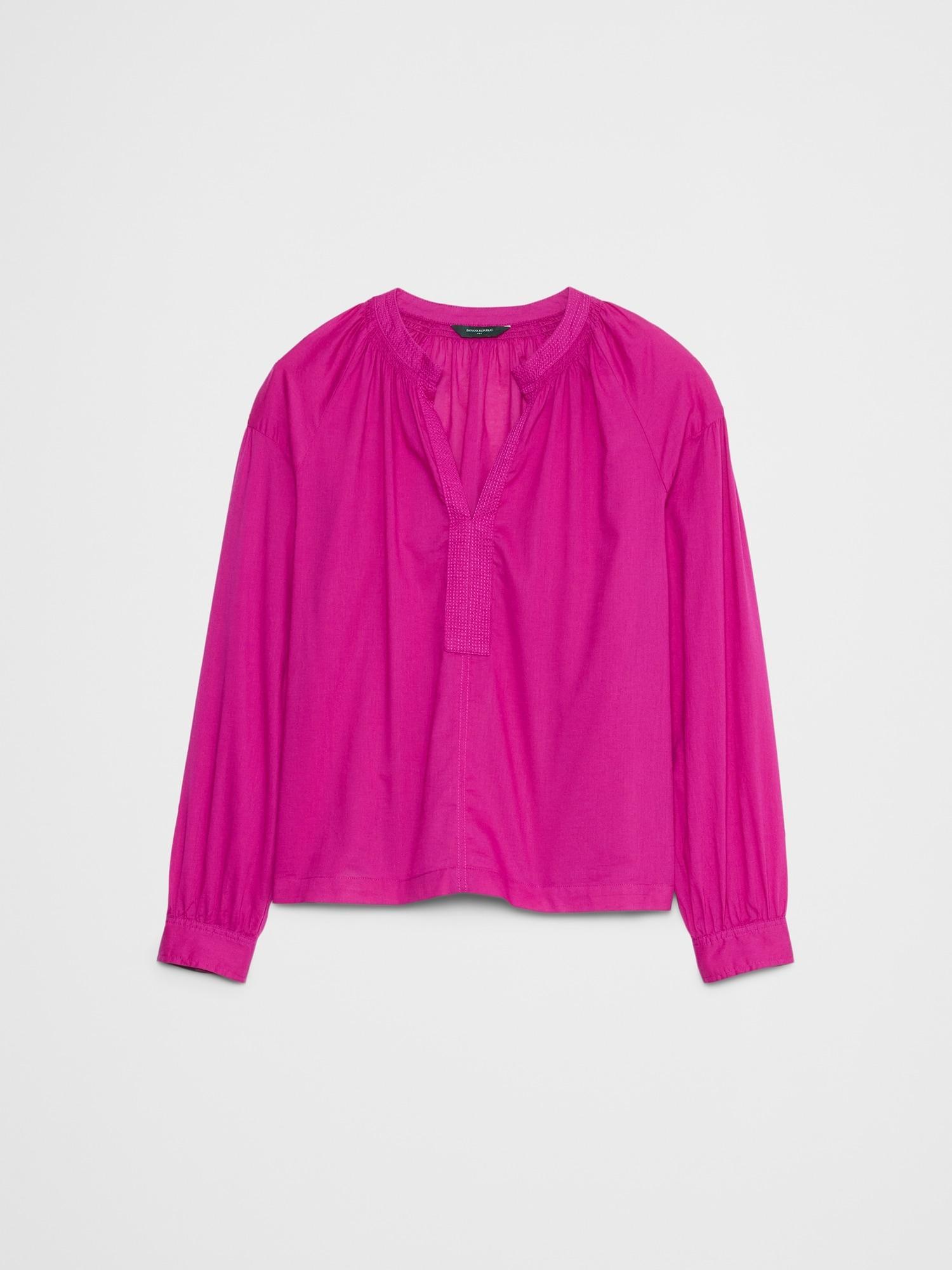 Trapunto Stitch Voile Top Product Image