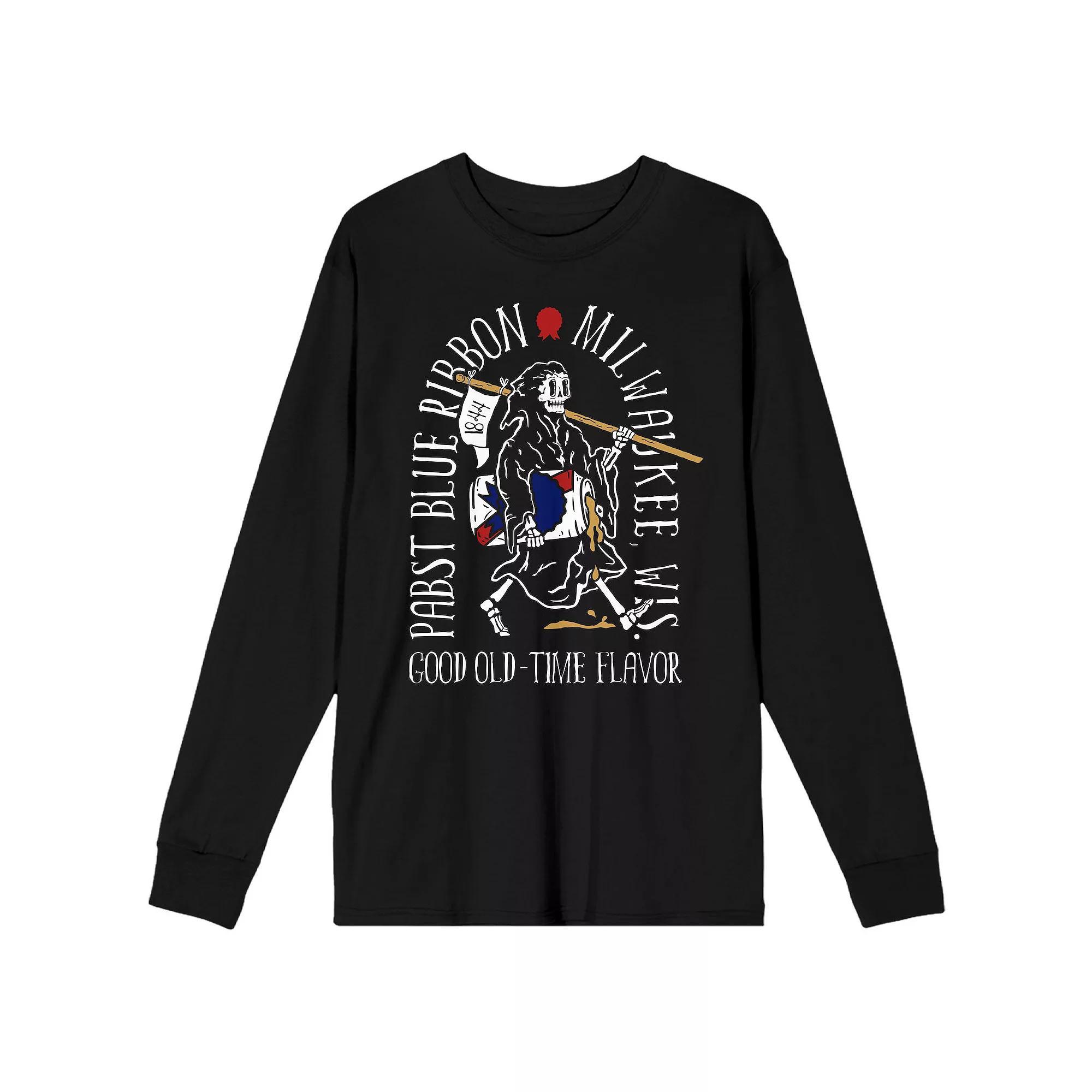Men's Pabst Blue Ribbon Good Old Tee, Size: Large, Black Product Image