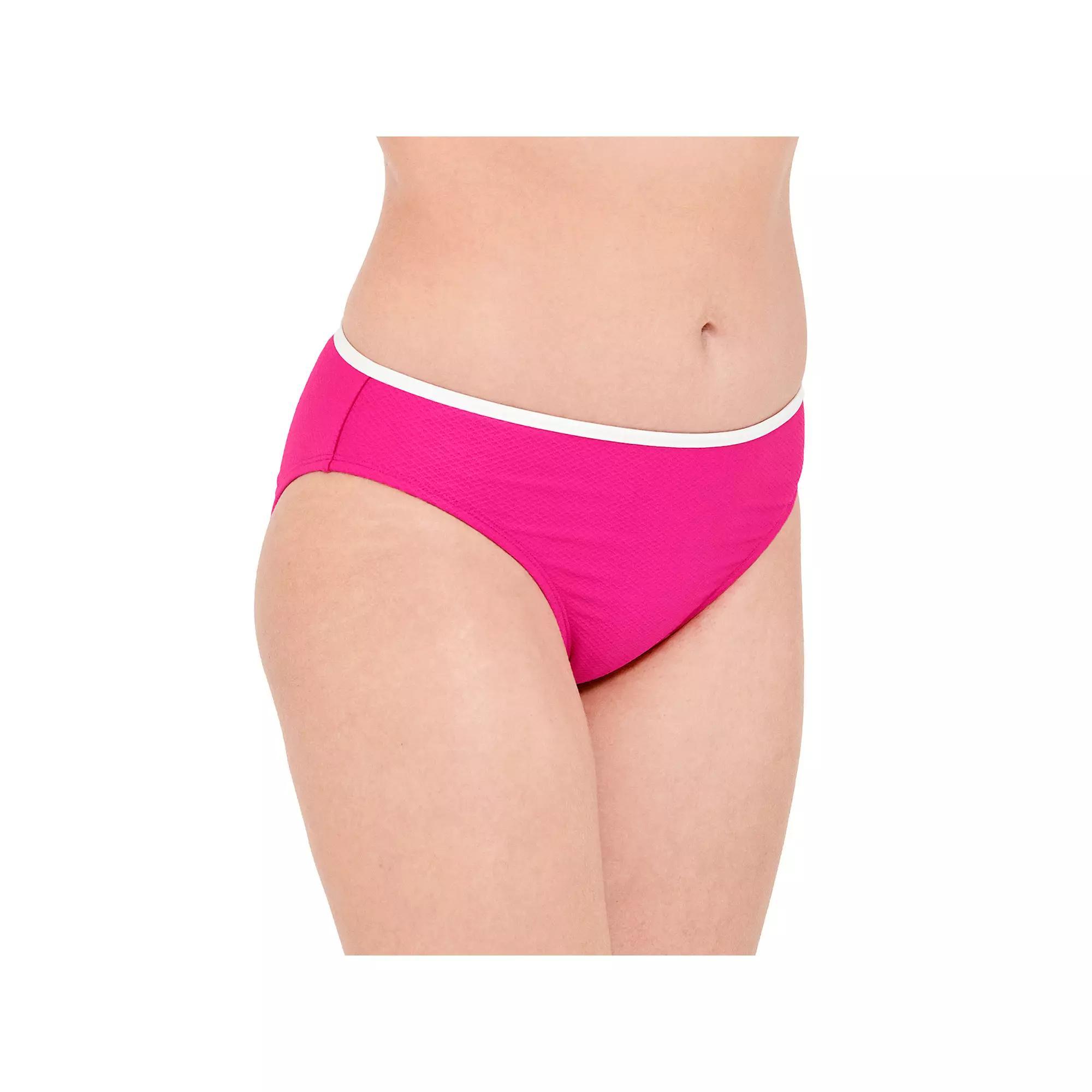 Women's Freshwater Hipster Swim Bottoms, Size: XL, All Day Picque White Product Image