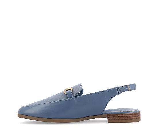 Journee Lainey Women's Tru Comfort Foam™ Flats, Size: 10, Blue Product Image