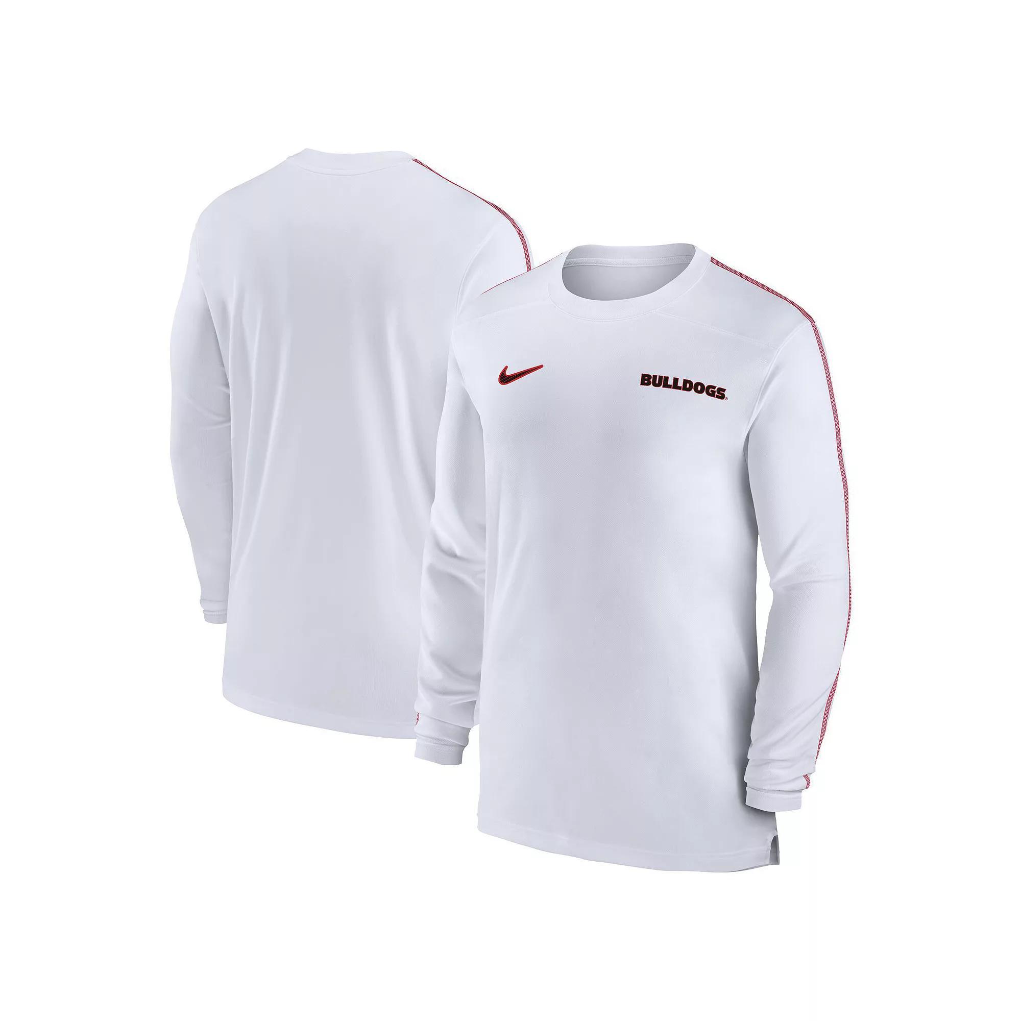 Men's Nike Orange Clemson Tigers 2024 Sideline Coach UV Performance Long Sleeve T-Shirt, Size: Large Product Image