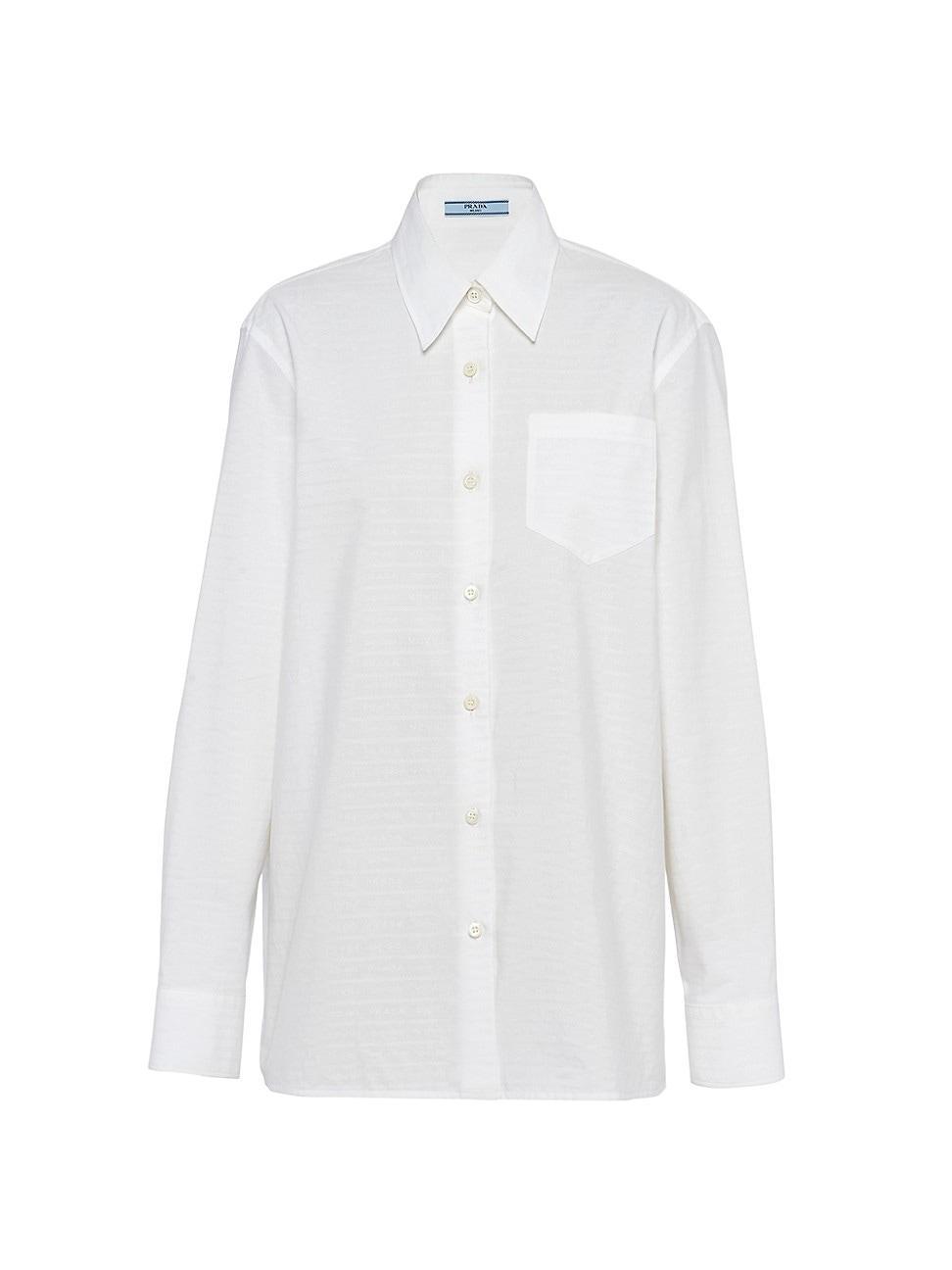 Logo Poplin Button Down Shirt Product Image