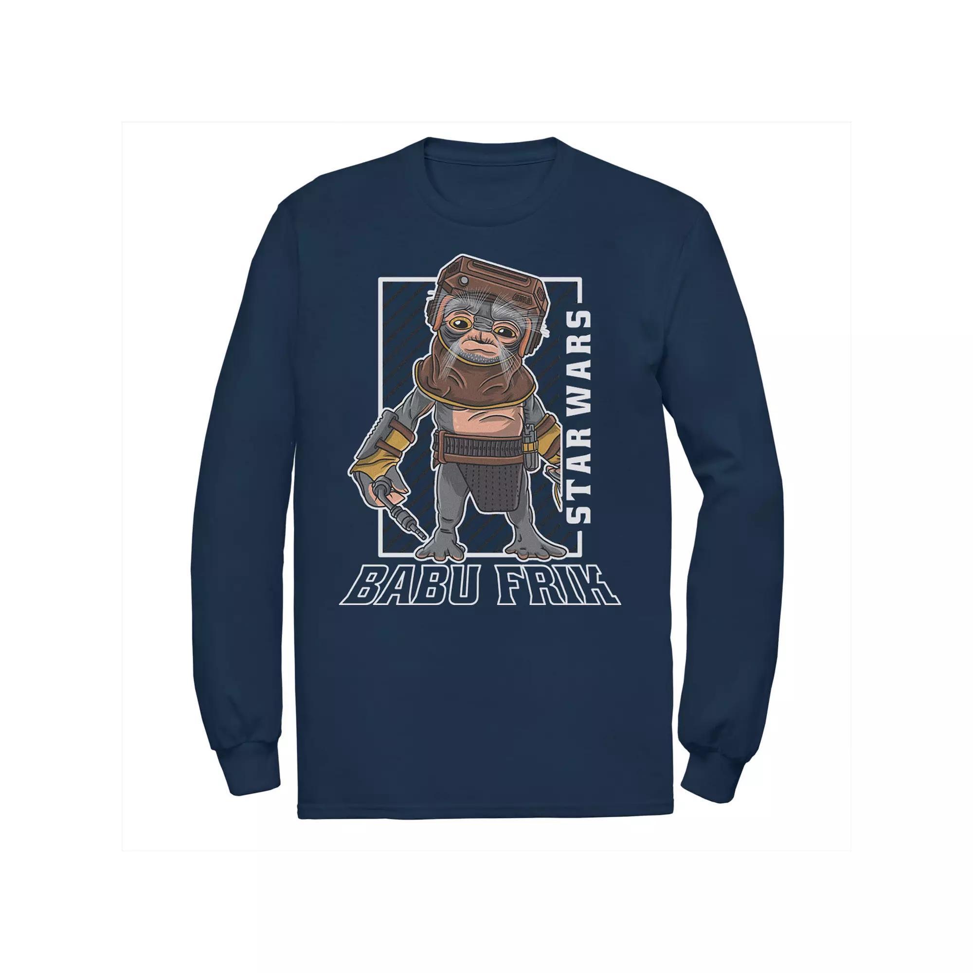 Men's Star Wars The Rise Of Skywalker Babu Frik Portrait Tee, Size: Large, Blue Product Image