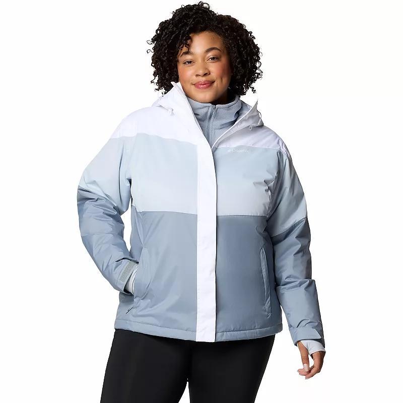 Plus Size Columbia Tipton Peak III Insulated Jacket, Women's, Size: 2XL, Snowdrift Product Image