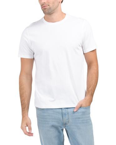Short Sleeve Crew Neck Lux T-Shirt for Men | Cotton Product Image