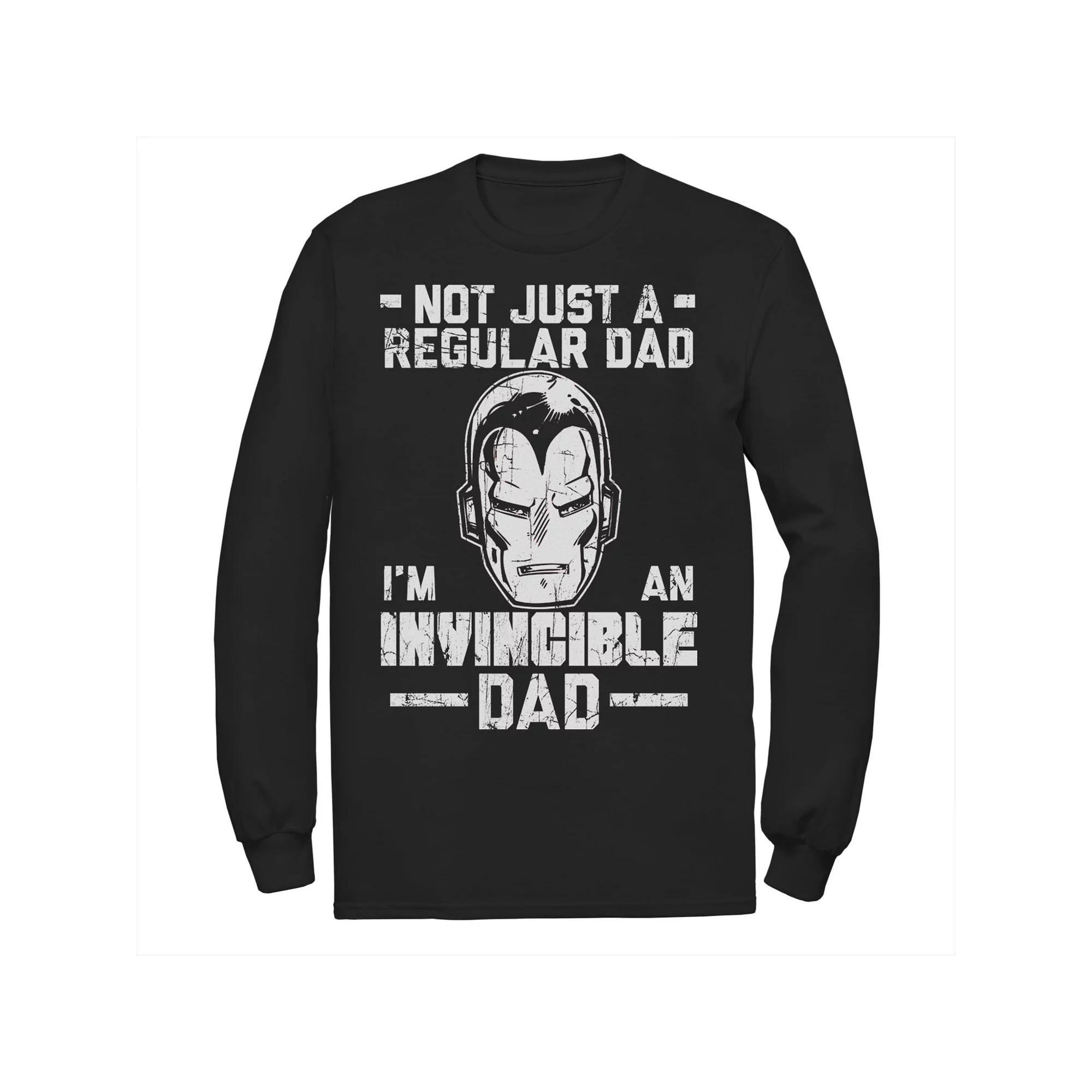 Mens Marvel Iron Man Fathers Day Not Regular Dad Tee Product Image
