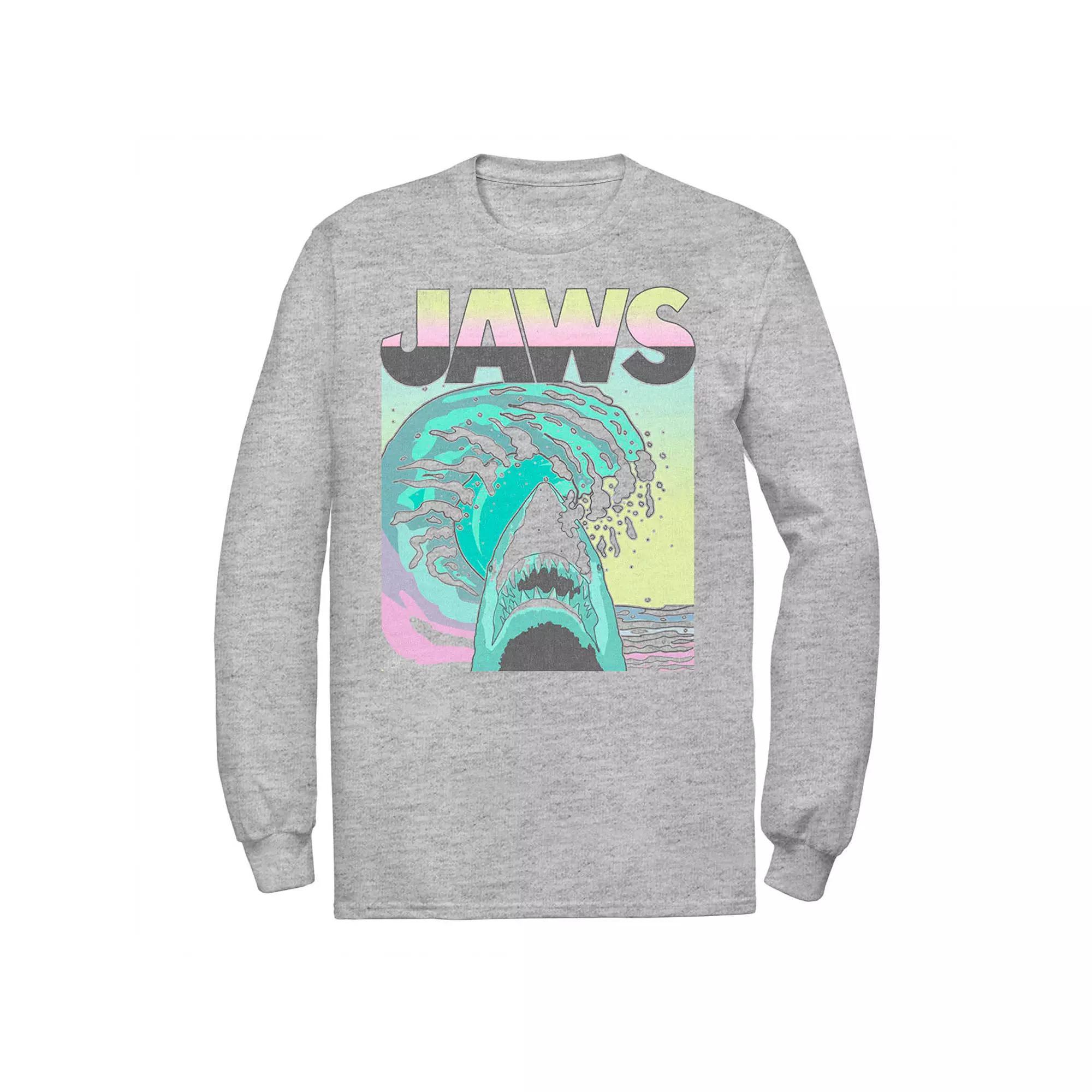 Men's Jaws 80s Jaws Vintage Poster Tee, Size: Medium, White Product Image