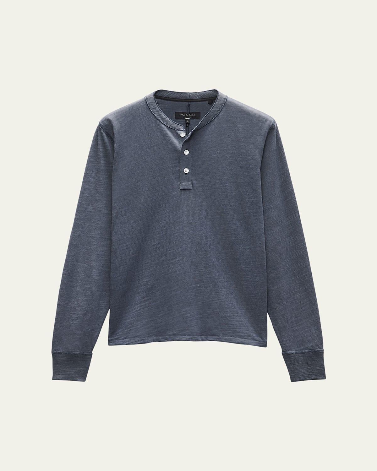 Mens Classic Flame Henley Shirt Product Image