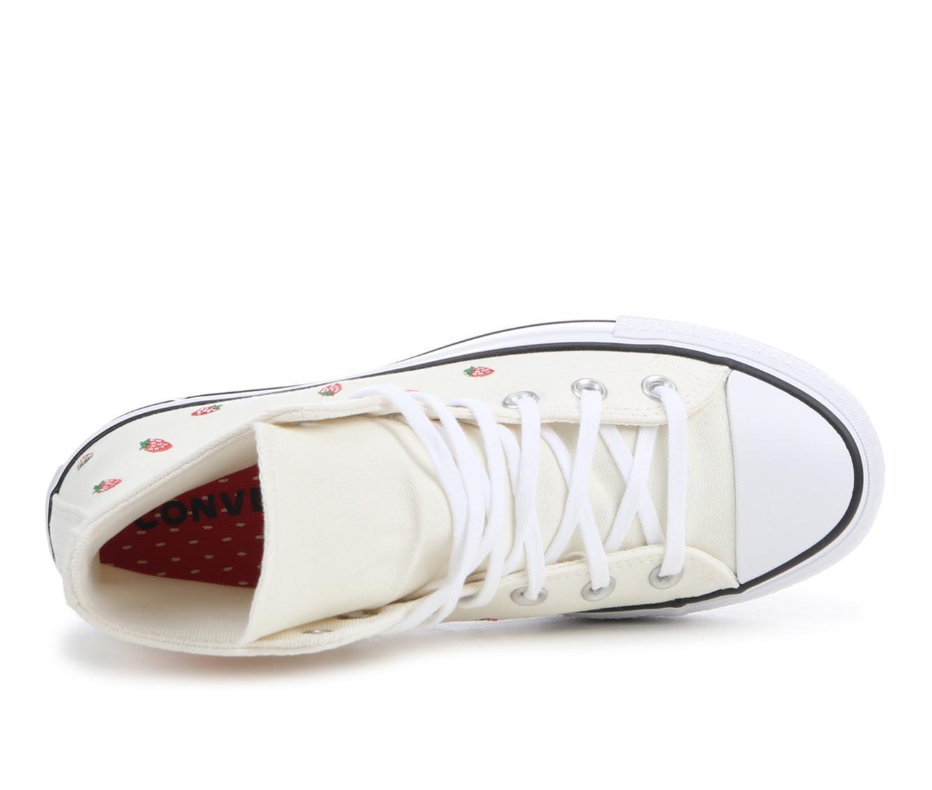 Women's Converse Chuck Taylor All Star Lift Hi Strawberry Sneakers Product Image