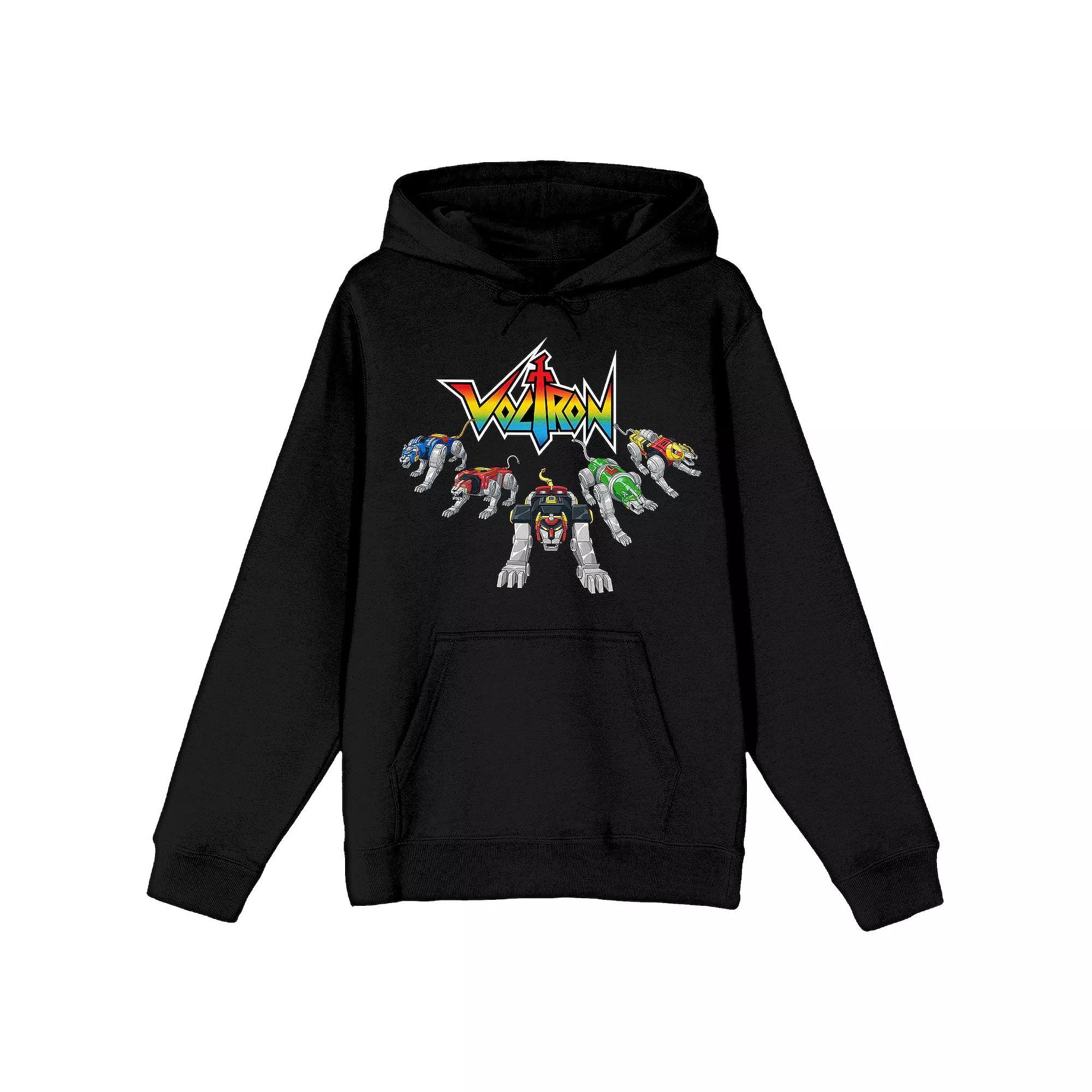 Men's Voltron Defender Graphic Hoodie, Size: Small, Black Product Image