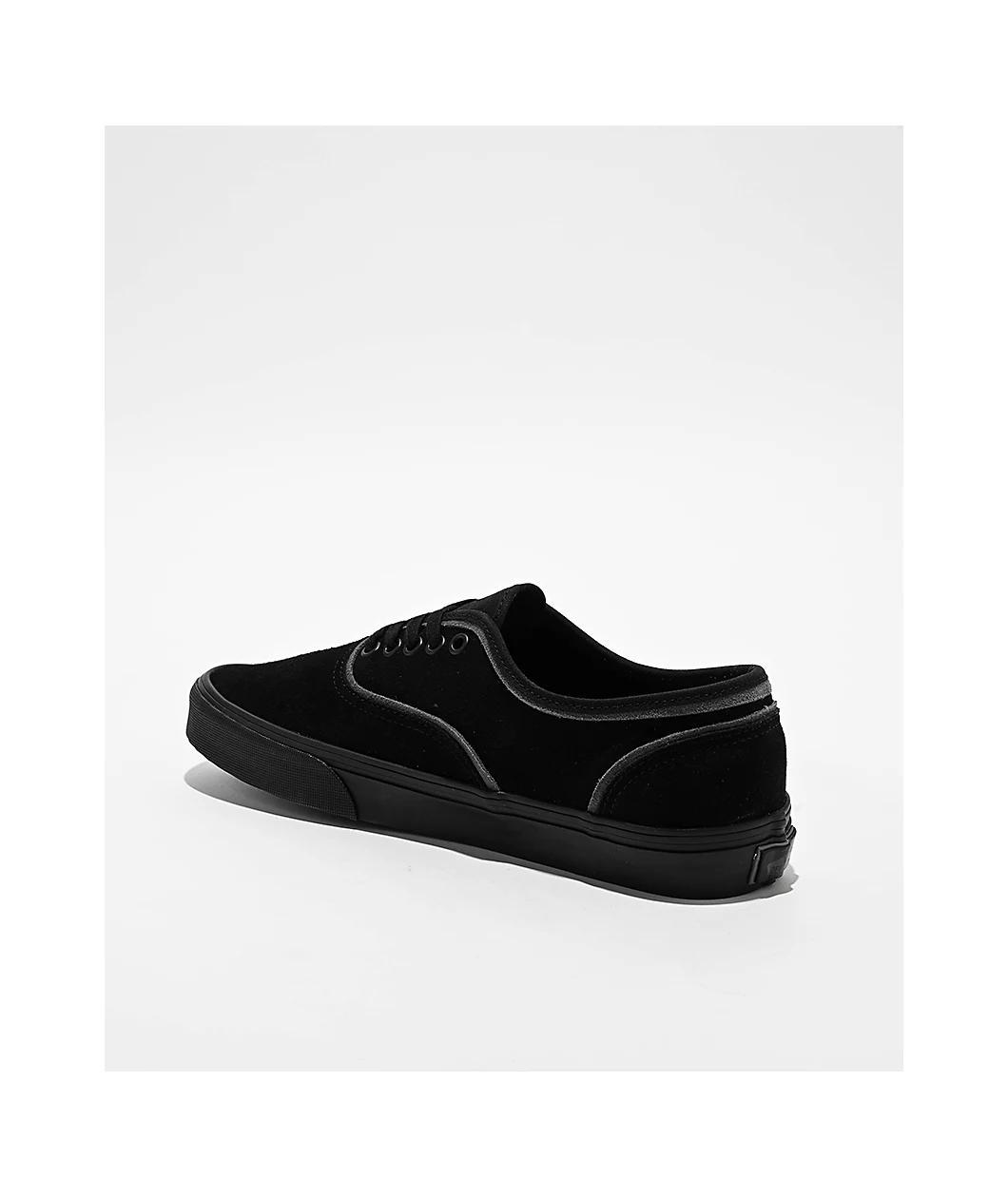 Vans Authentic Silver Black & Grey Skate Shoes Product Image