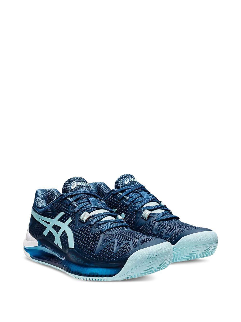 Gel-Resolution 8 Clay "Light Indigo/Clear Blue" sneakers Product Image