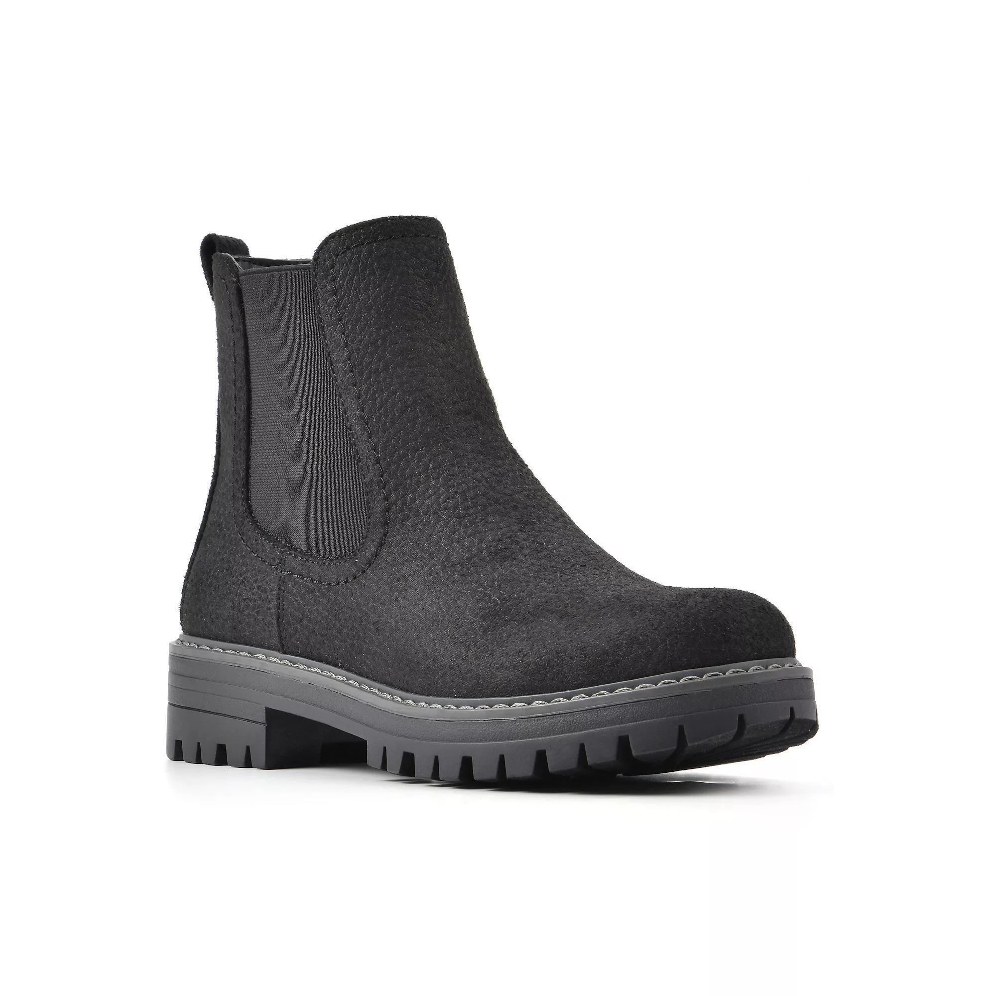 Cliffs by White Mountain Mastery Women's Chelsea Boots, Size: 9 Wide, Black Fabric Product Image
