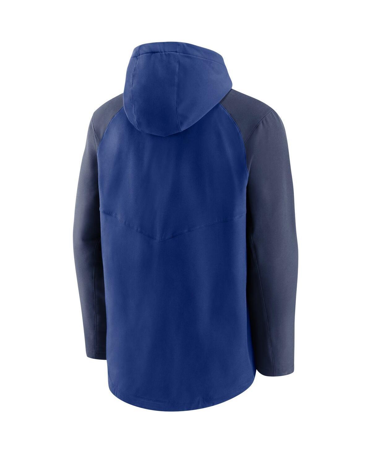 Mens Nike /Red Washington Nationals Authentic Collection Performance Raglan Full-Zip Hoodie Blue Product Image