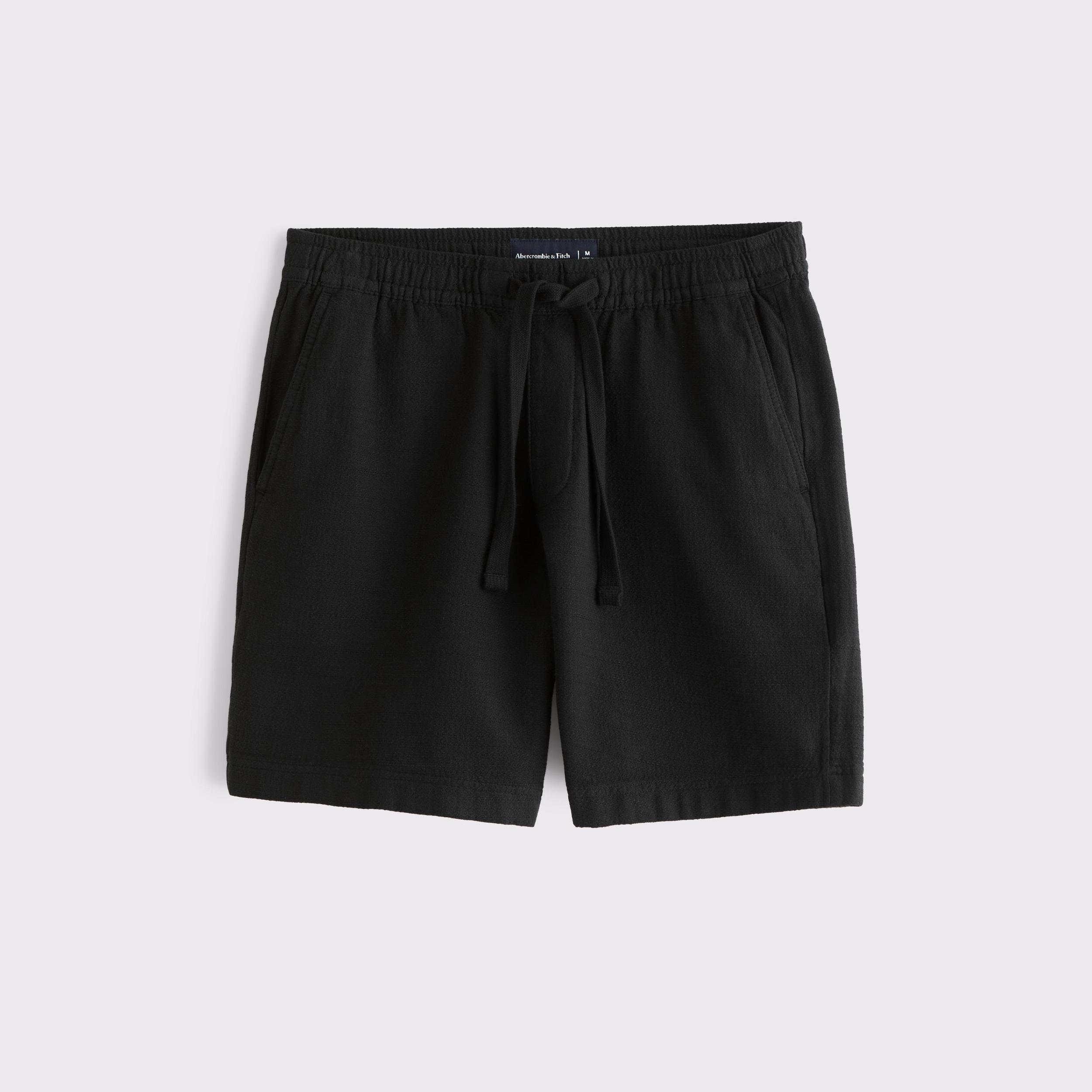 Cotton Texture Pull-On Short Product Image