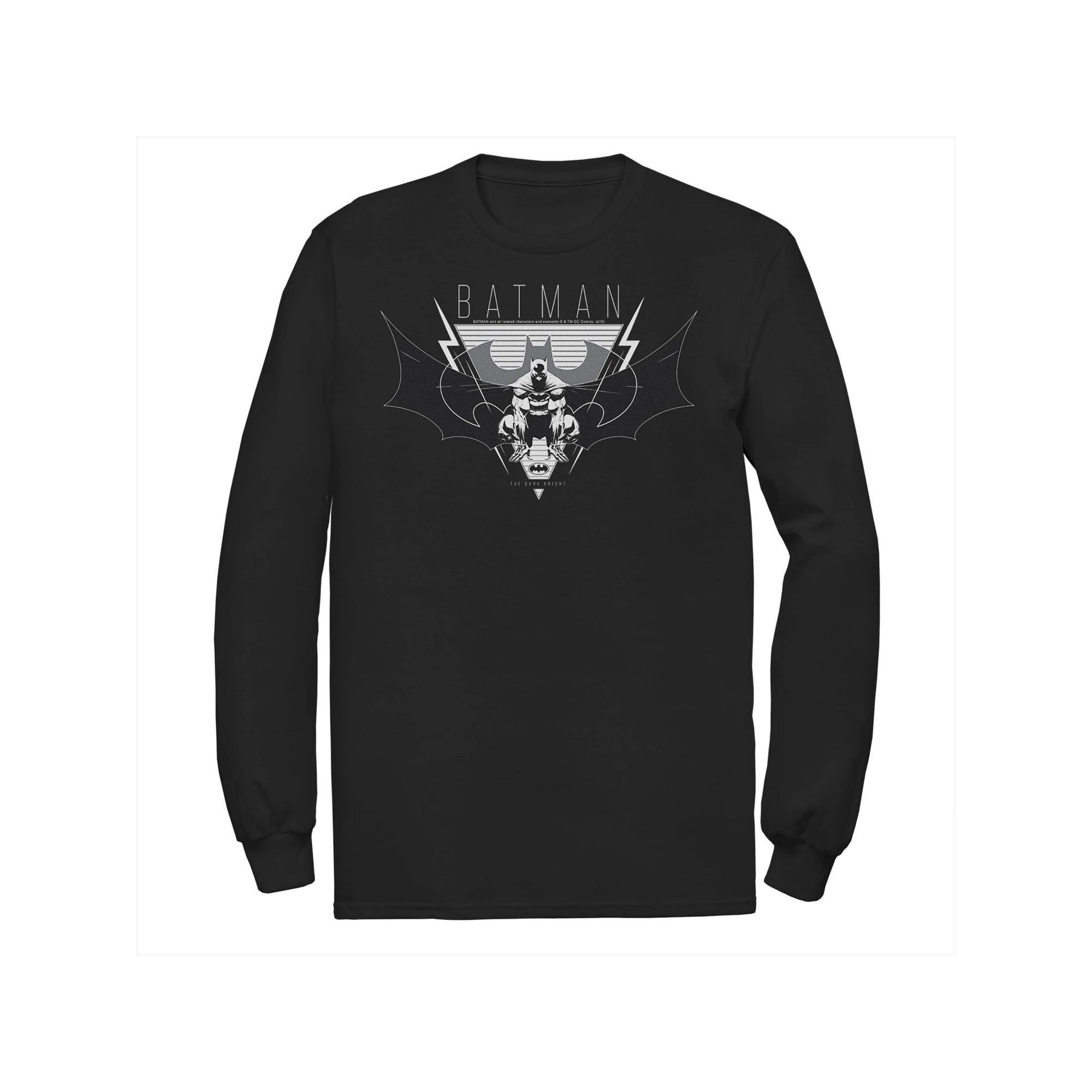 Men's DC Comics Batman Triangle Portrait Tee, Size: Small, Black Product Image