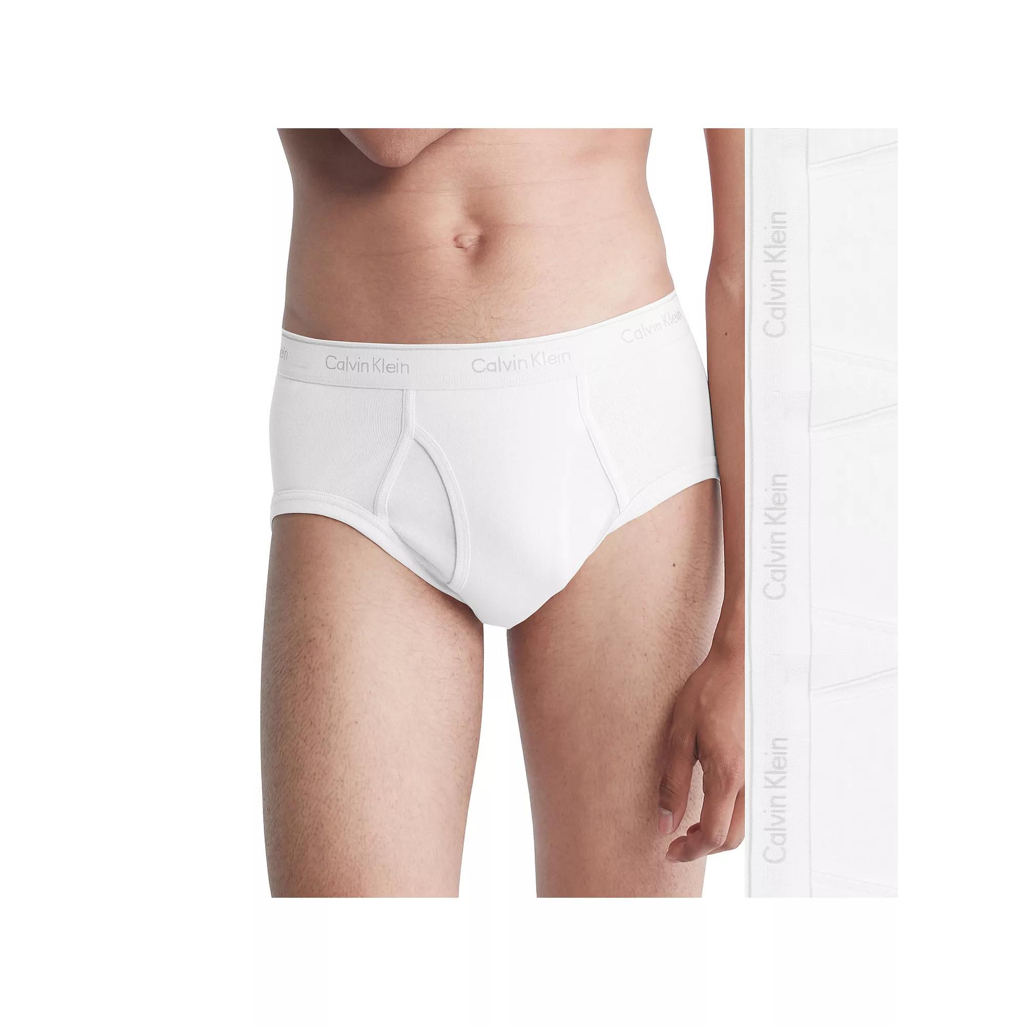 Men's Calvin Klein 3-Pack Cotton Classic Briefs, Size: Small, White Product Image
