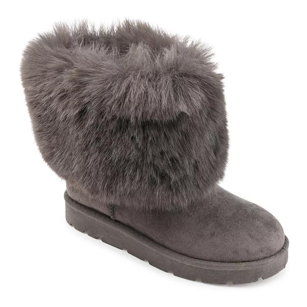 Journee Shanay Tru Comfort Foam Womens Faux-Fur Winter Boots Product Image