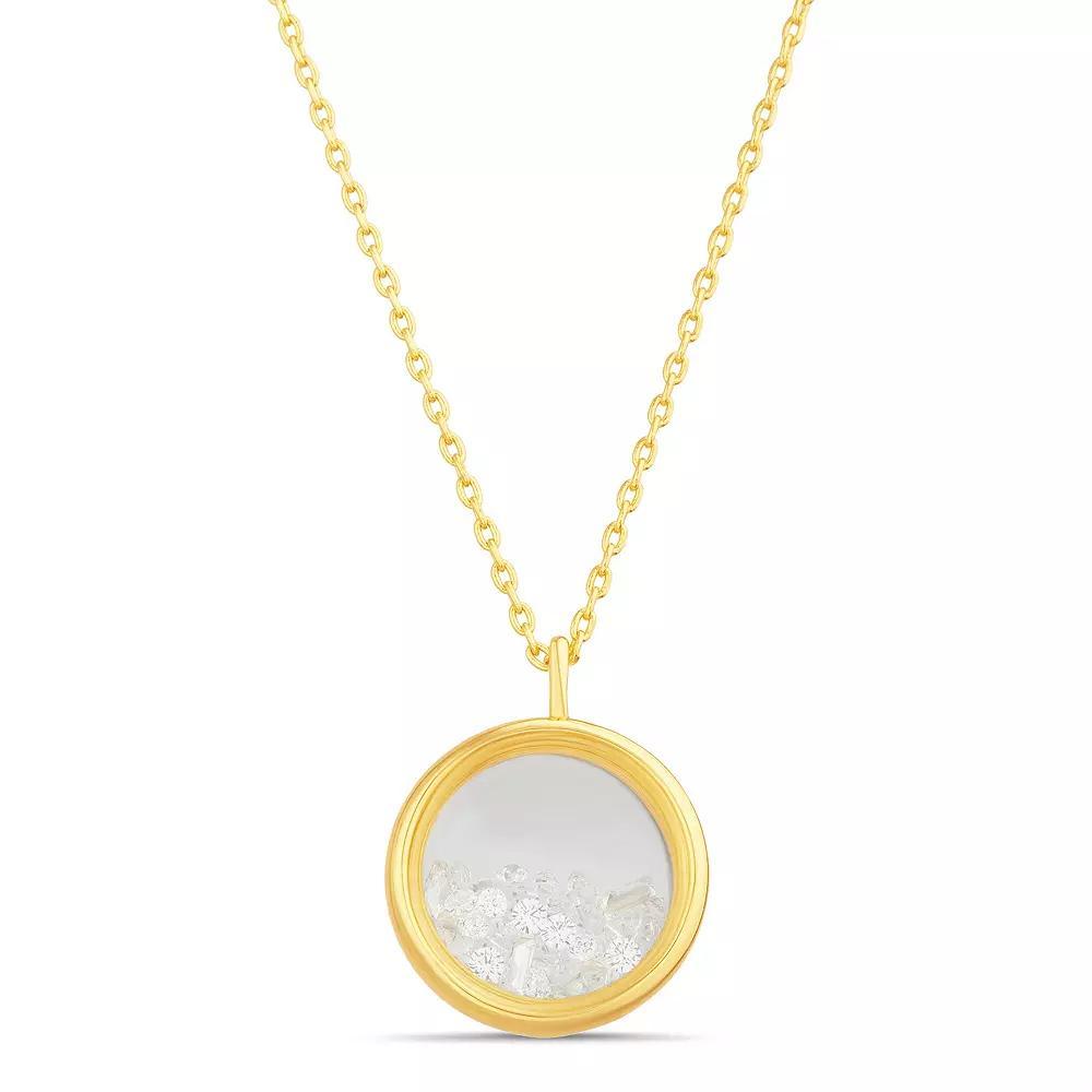 Paige Harper Color Therapy Gold Tone Cubic Zirconia Shaker Necklace, Women's, Size: 16+3" Product Image