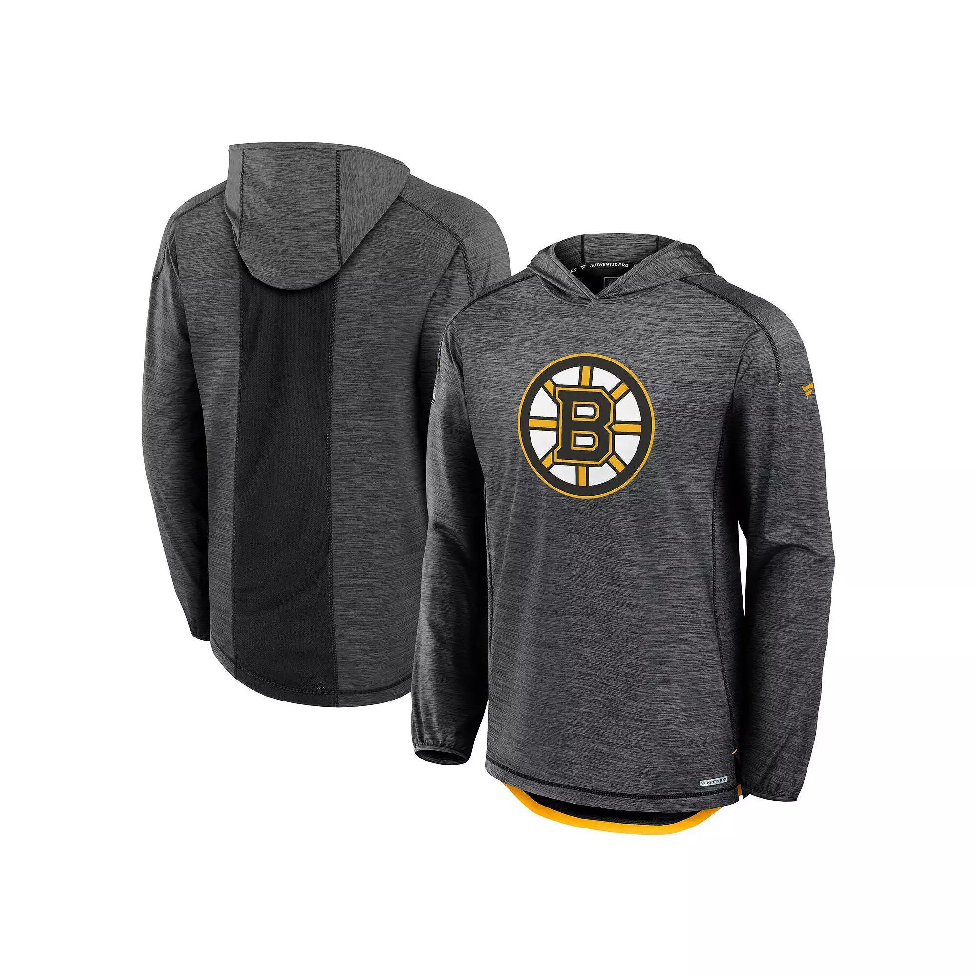 Mens Fanatics Boston Bruins Authentic Pro Rink Lightweight Pullover Hoodie Product Image