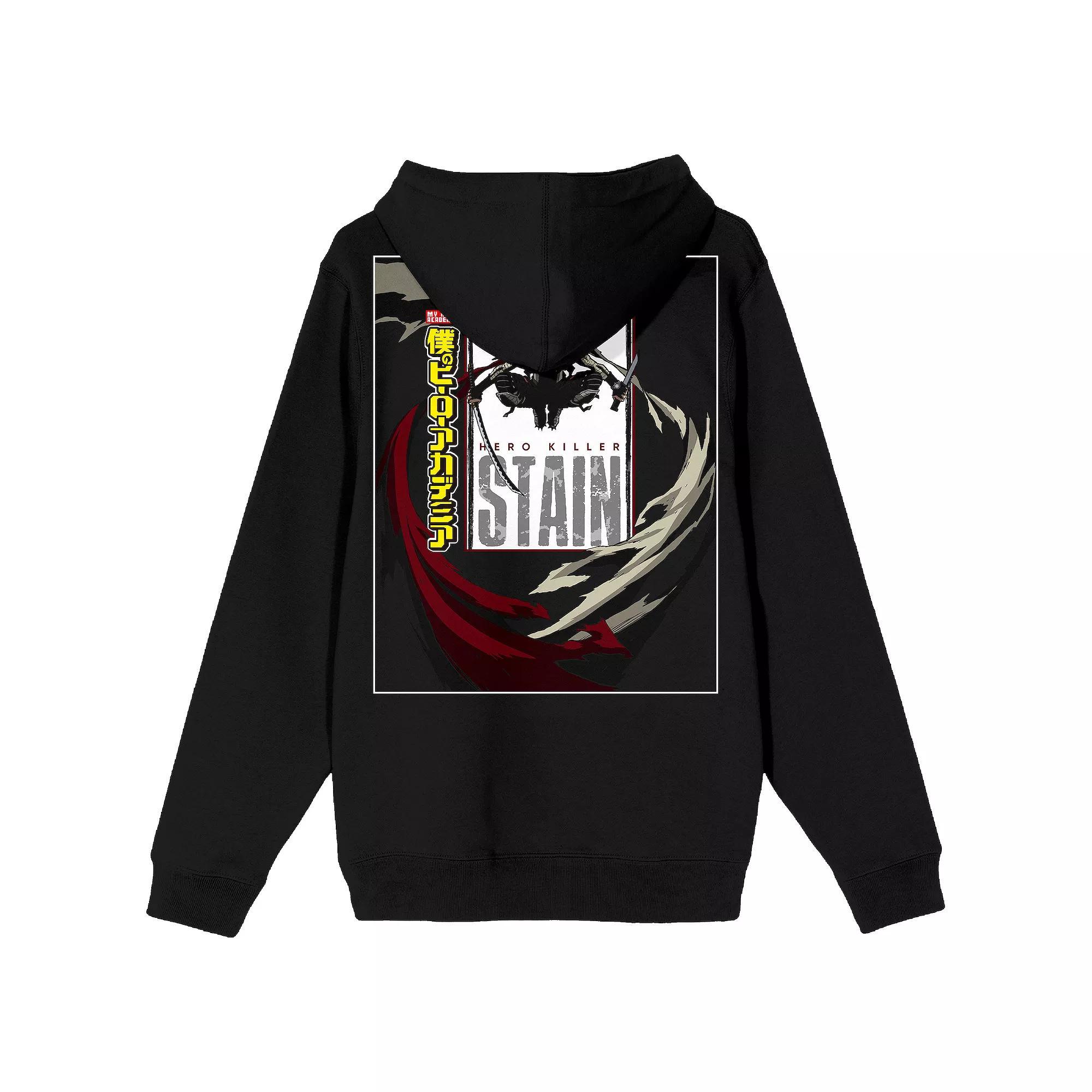 Men's My Hero Academia Stain Hoodie, Size: XL, Black Product Image