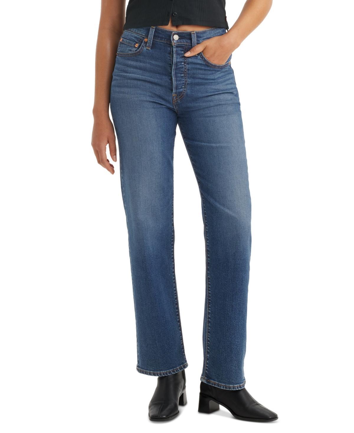 Levi's® Women's Ultra-High Rise Ribcage Straight Jeans - All Alone 24: Heavyweight Denim, Relaxed Fit, 32" Inseam Product Image