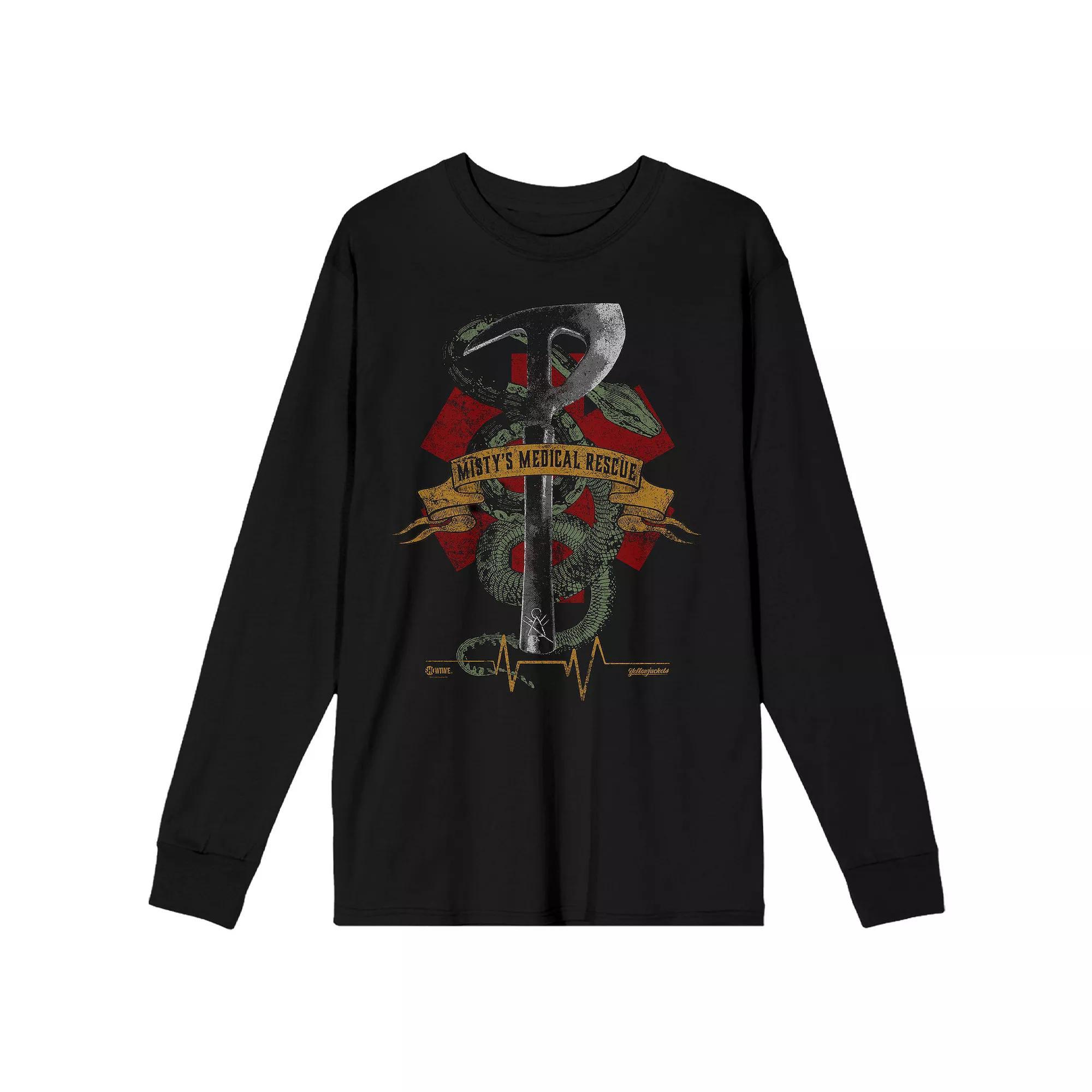 Men's Yellowjackets Mistys Graphic Tee, Size: Large, Black Product Image