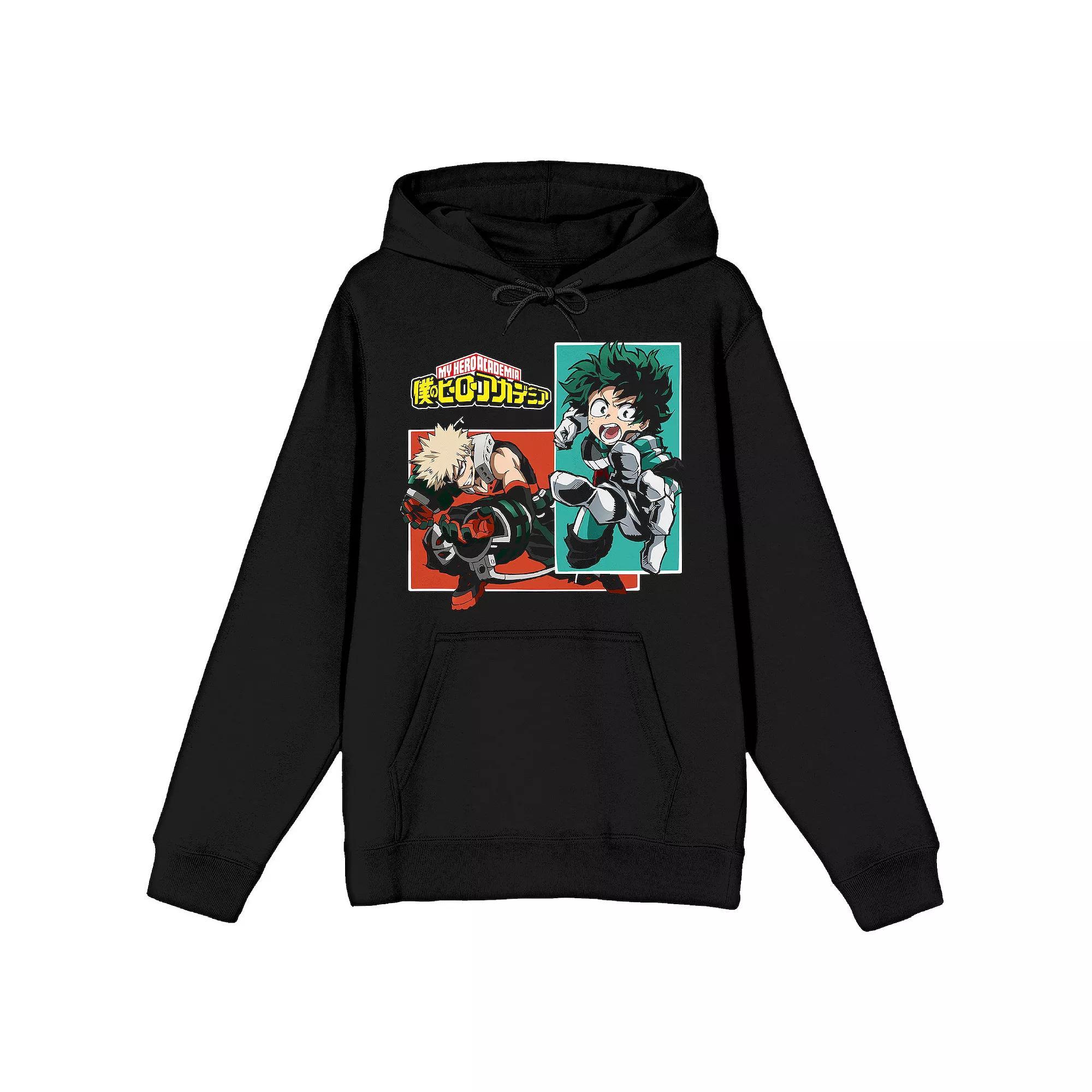 Men's My Hero Academia Deku Hoodie, Size: Medium, Black Product Image