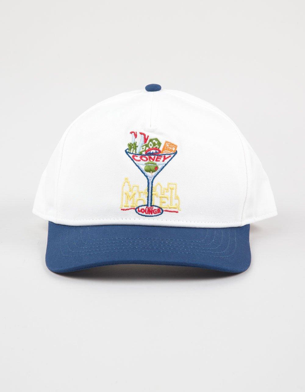 CONEY ISLAND PICNIC Lounge Snapback Hat - WHT/BLUE Product Image