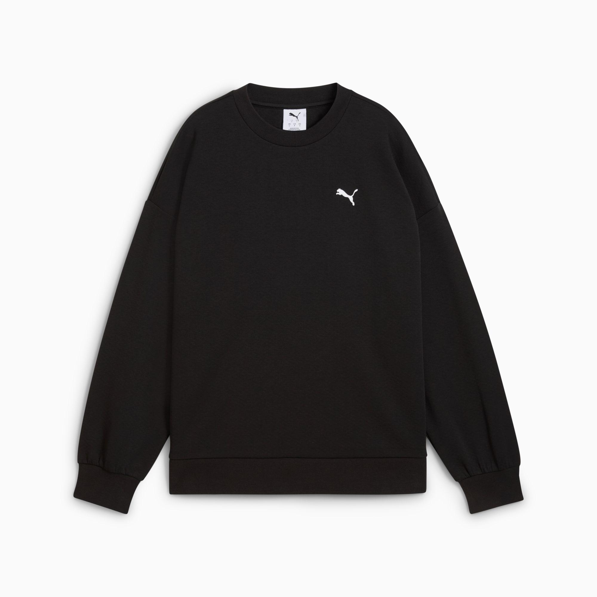 PUMA Wardrobe Essentials Women's Oversized Crew Sweatshirt Product Image