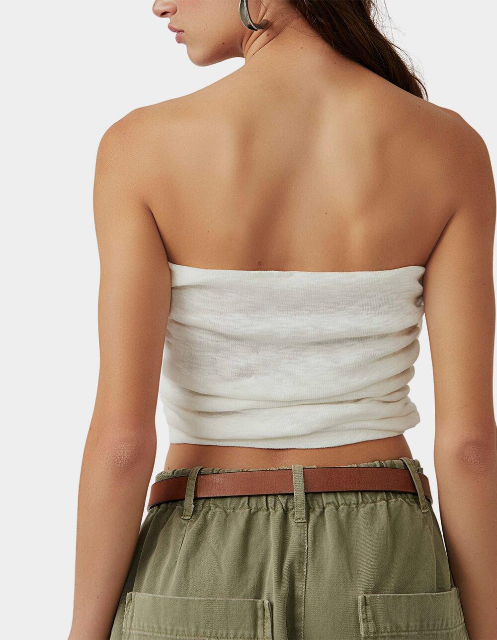 FREE PEOPLE Boulevard Womens Tube Top - BLUE Product Image