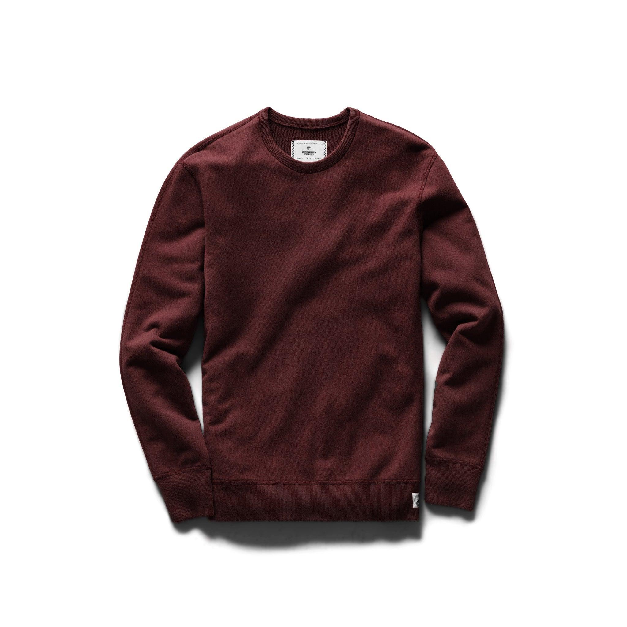Midweight Terry Slim Crewneck Male Product Image