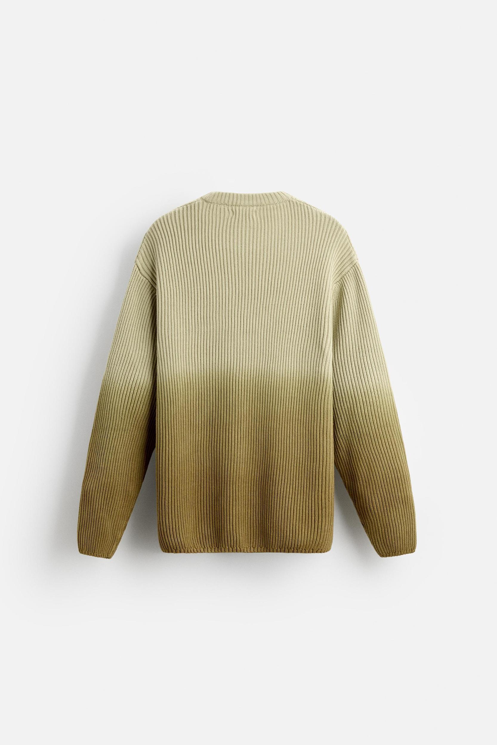 DÉGRADÉ RIBBED SWEATER Product Image