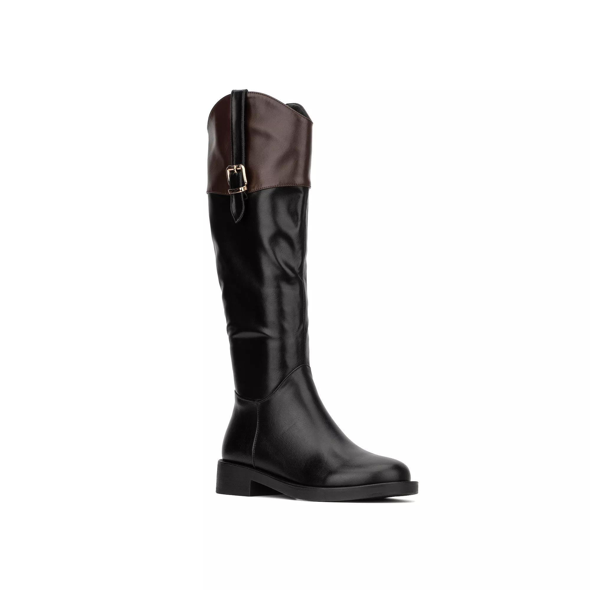 Torgeis Desiree Women's Knee-High Boots, Size: 7, Black Product Image