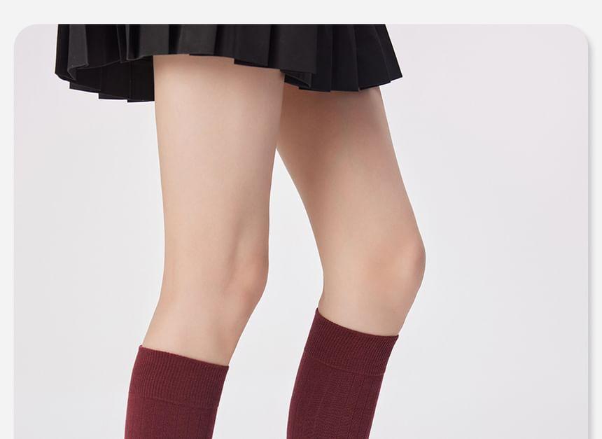 Plain Tall Socks Product Image