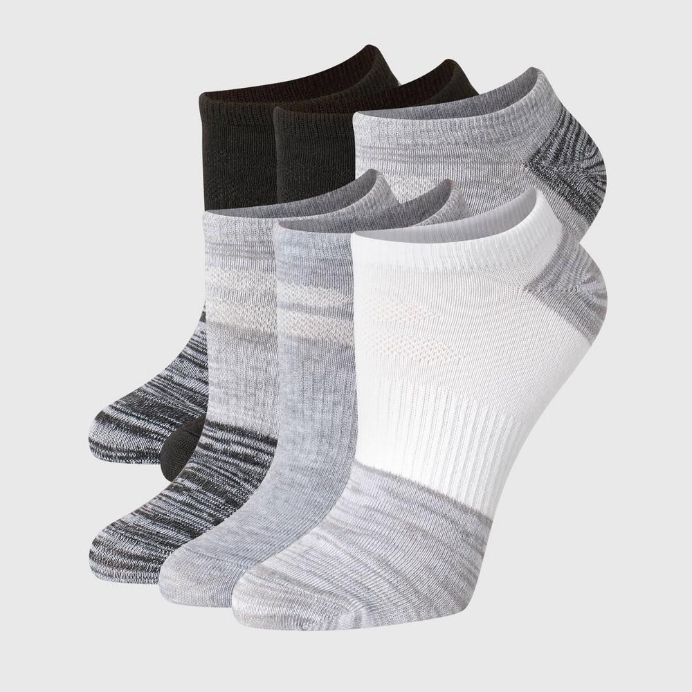 Hanes Womens Lightweight Performance 6pk No Show Socks 5-9: Moisture Wicking, Arch Support, Knit Fabric Product Image