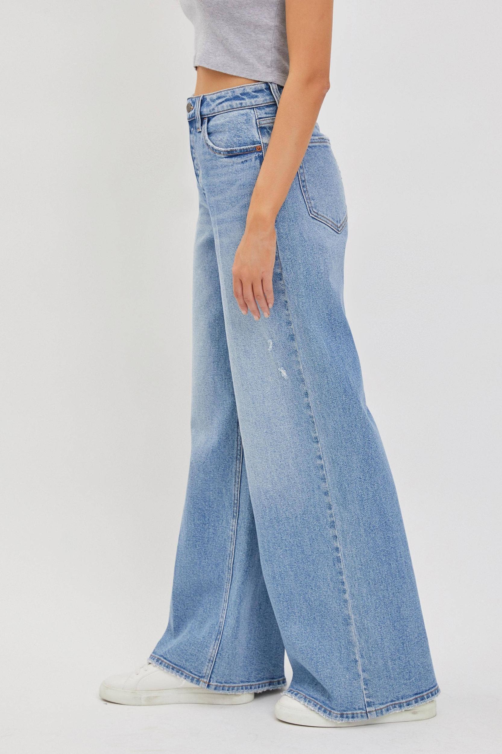 High Rise Wide Leg Jeans Product Image