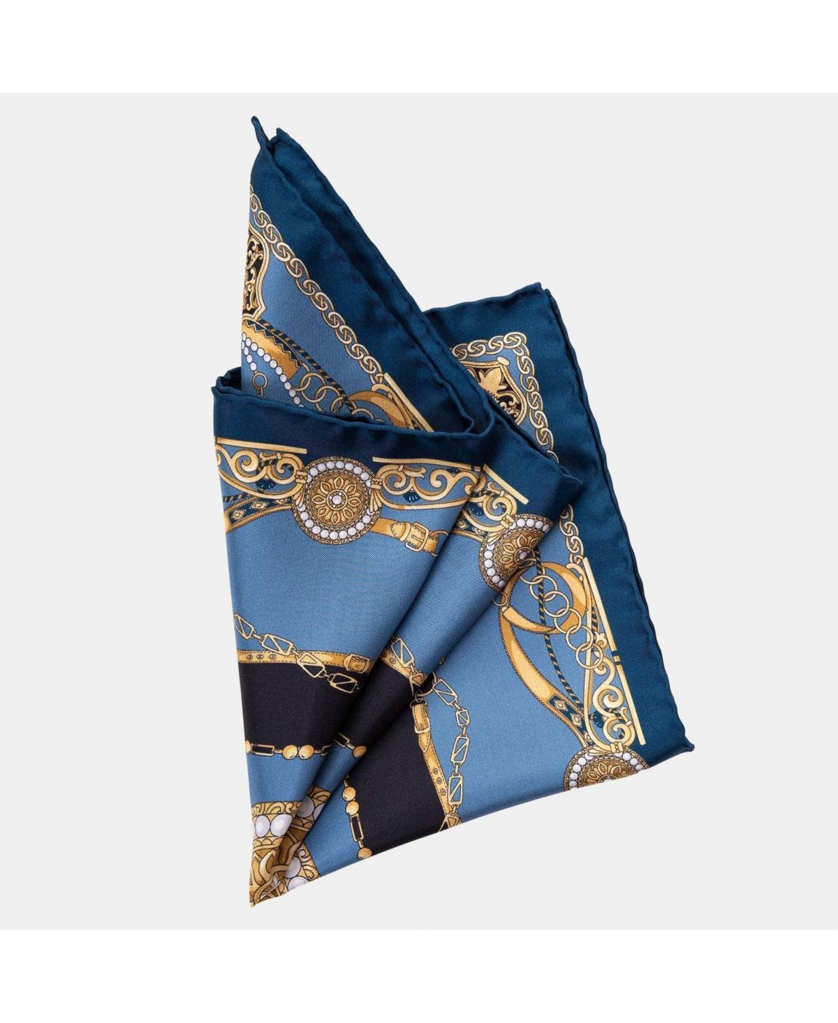 Elizabetta Mens Bernini - Large Silk Pocket Square for Men Product Image