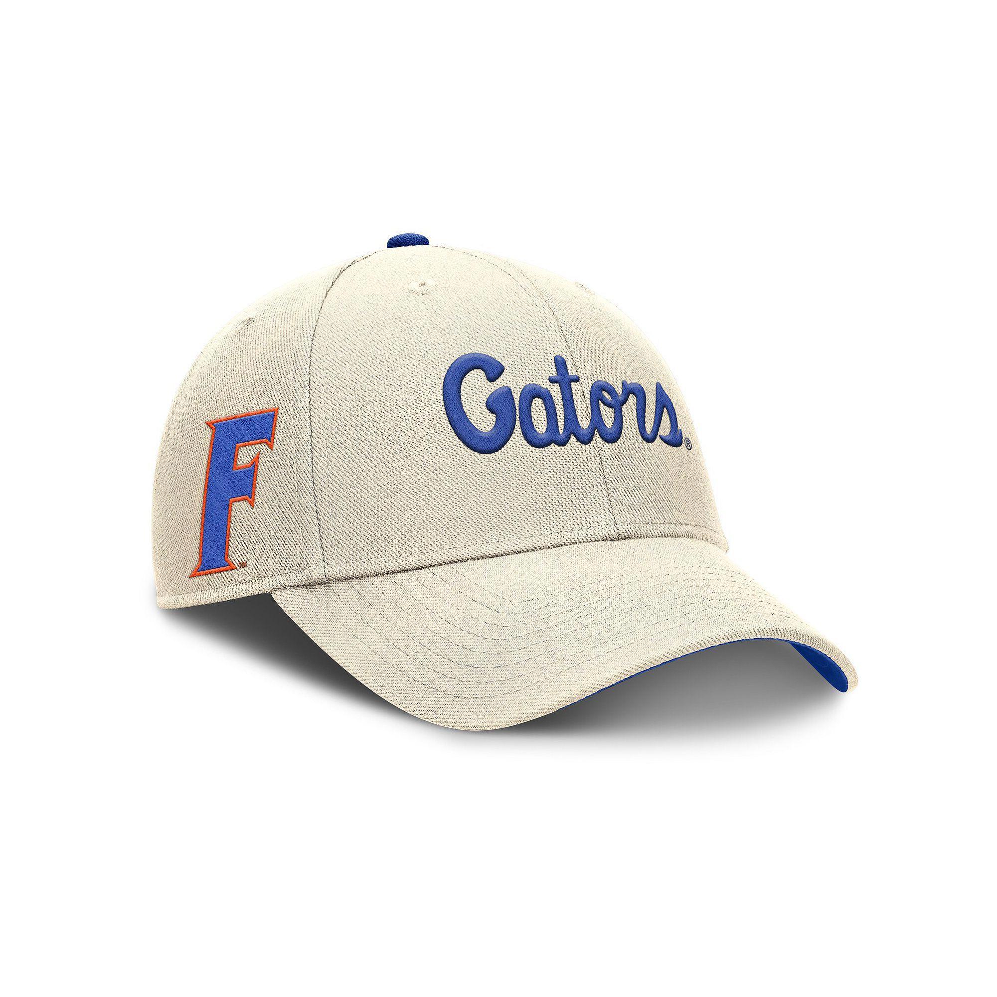 Men's Nike Natural Florida Gators Primetime Rise Adjustable Hat, Beige Product Image