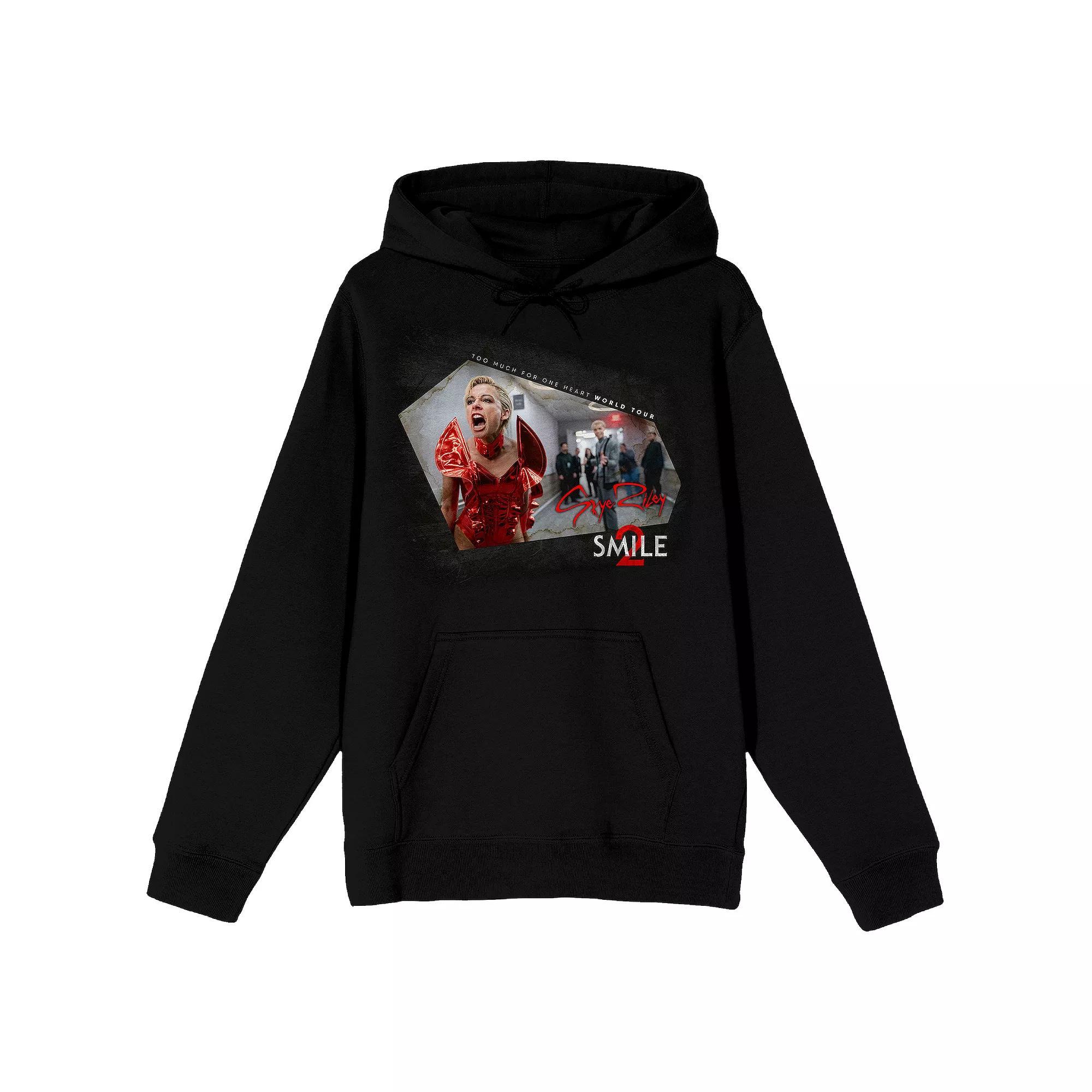 Men's Smile 2 Graphic Hoodie, Size: Medium, Black Product Image