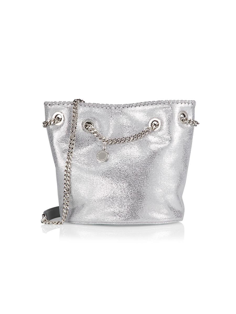 Womens Falabella Chamois Bucket Bag Product Image