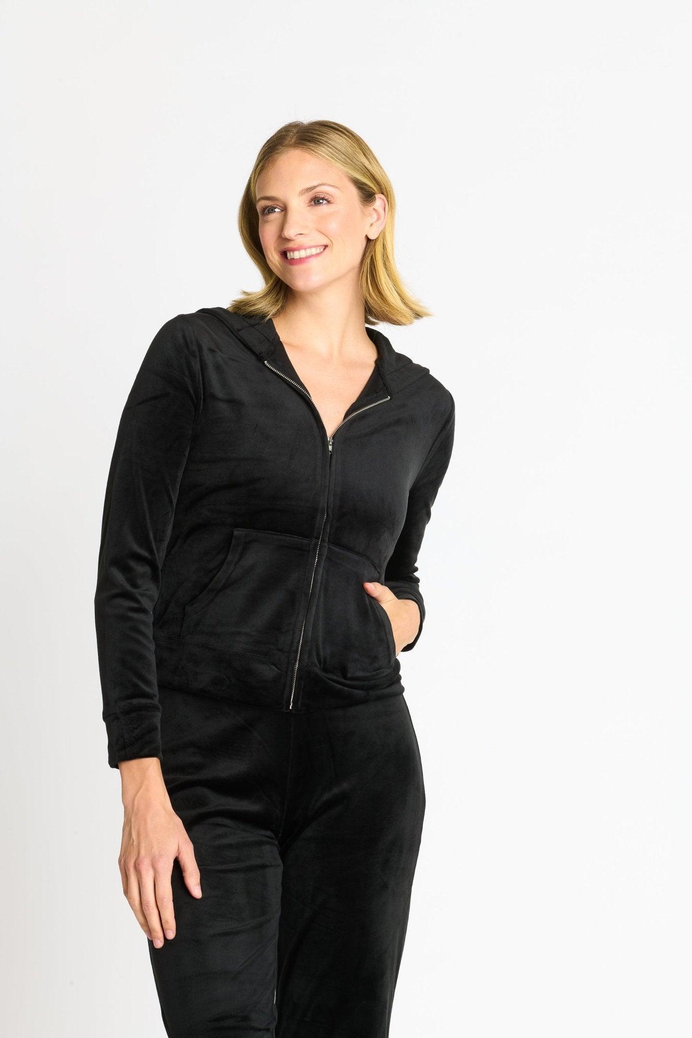 Velour Luxe Zip-Up Jacket Product Image