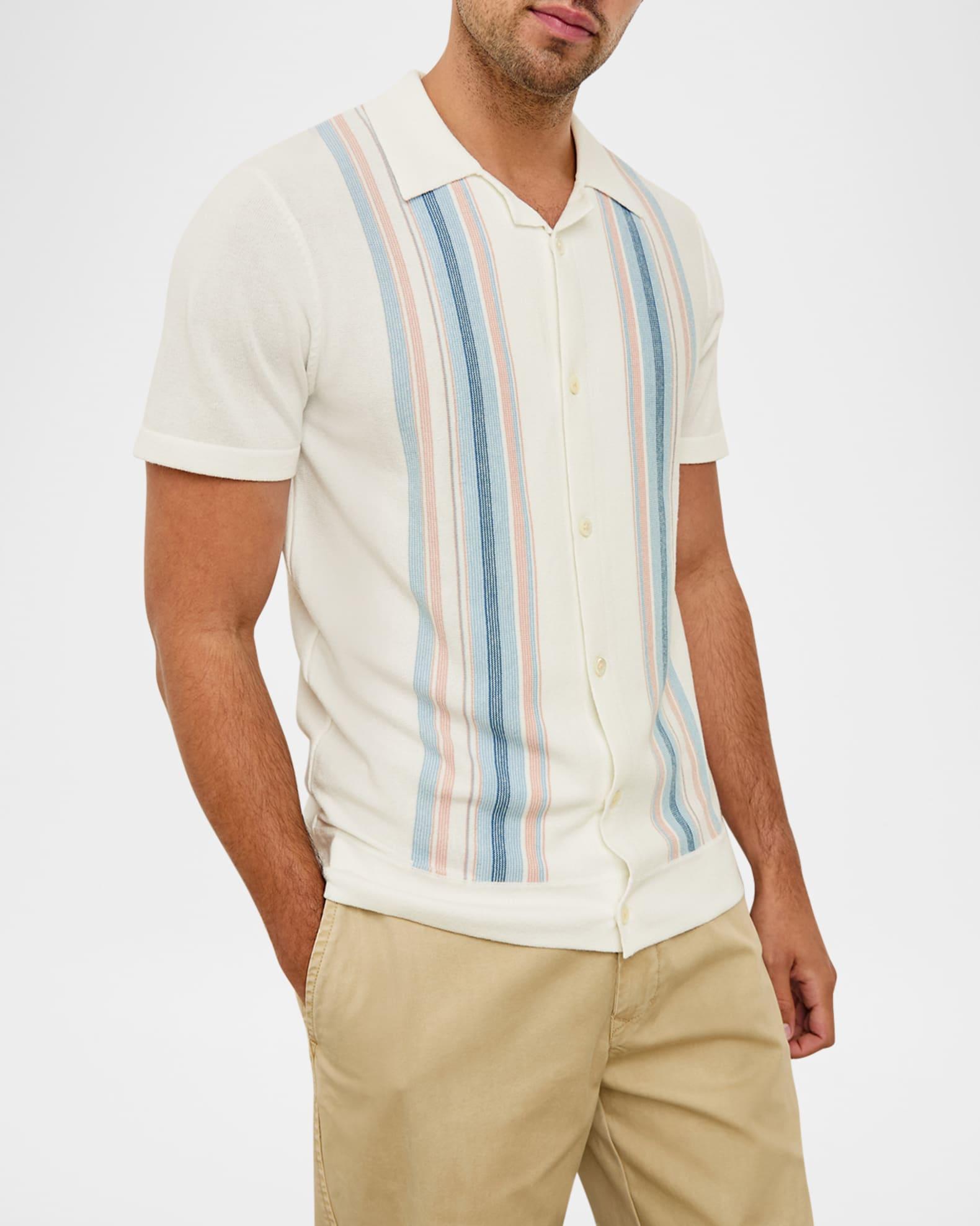 Men's Silas Knit Button-Down Shirt Product Image