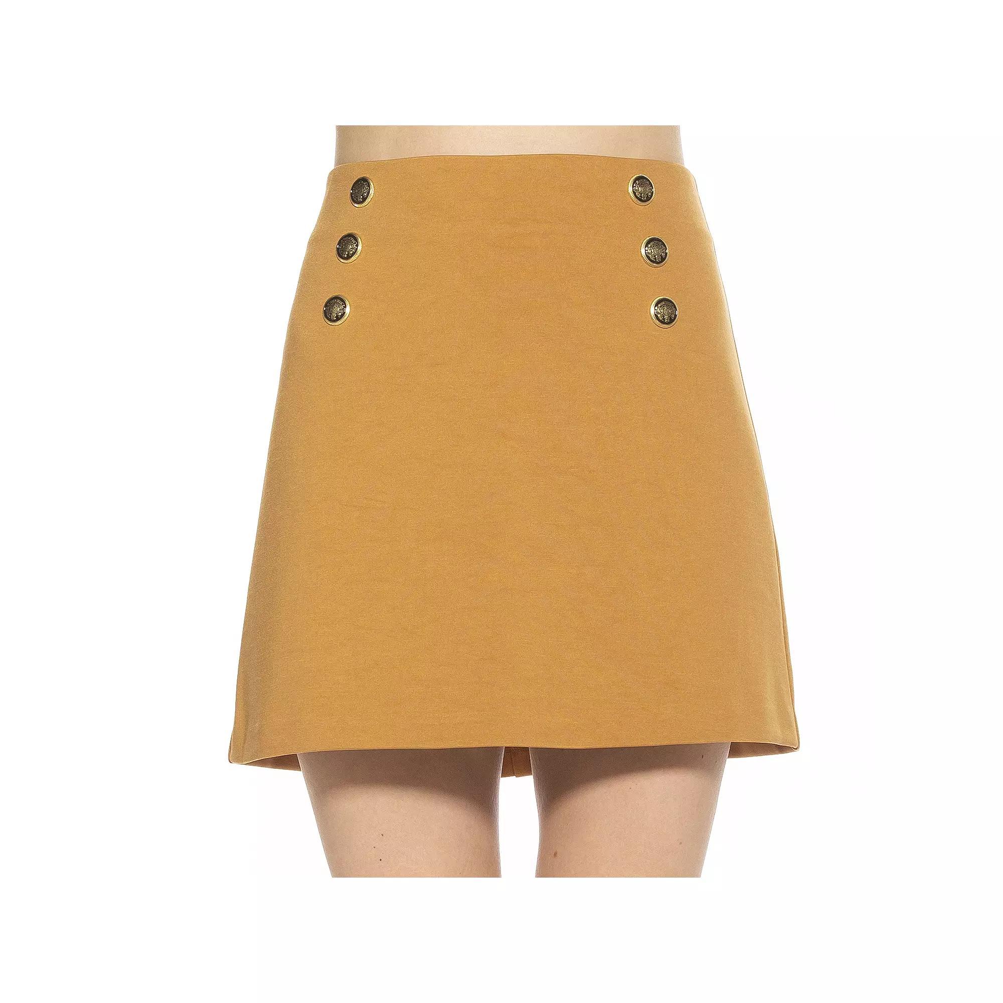 Women's ALEXIA ADMOR Nayra Classic Mini Skirt, Size: 12, Black Product Image