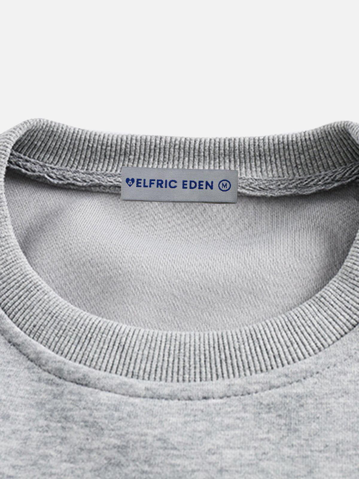 Aelfric Eden Leopard Print Pocket Sweatshirt Product Image