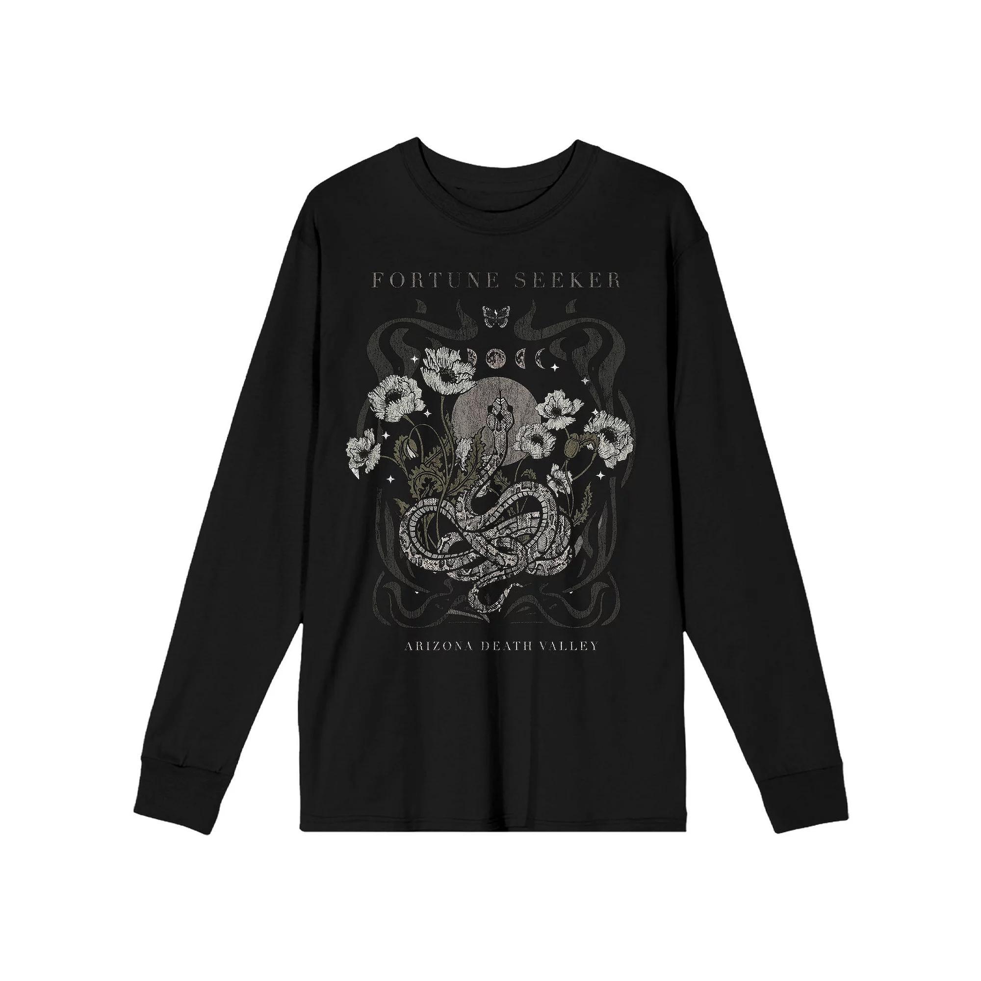 Men's Fortune Seeker Arizona Long Sleeve Graphic Tee, Size: XXL, Black Product Image