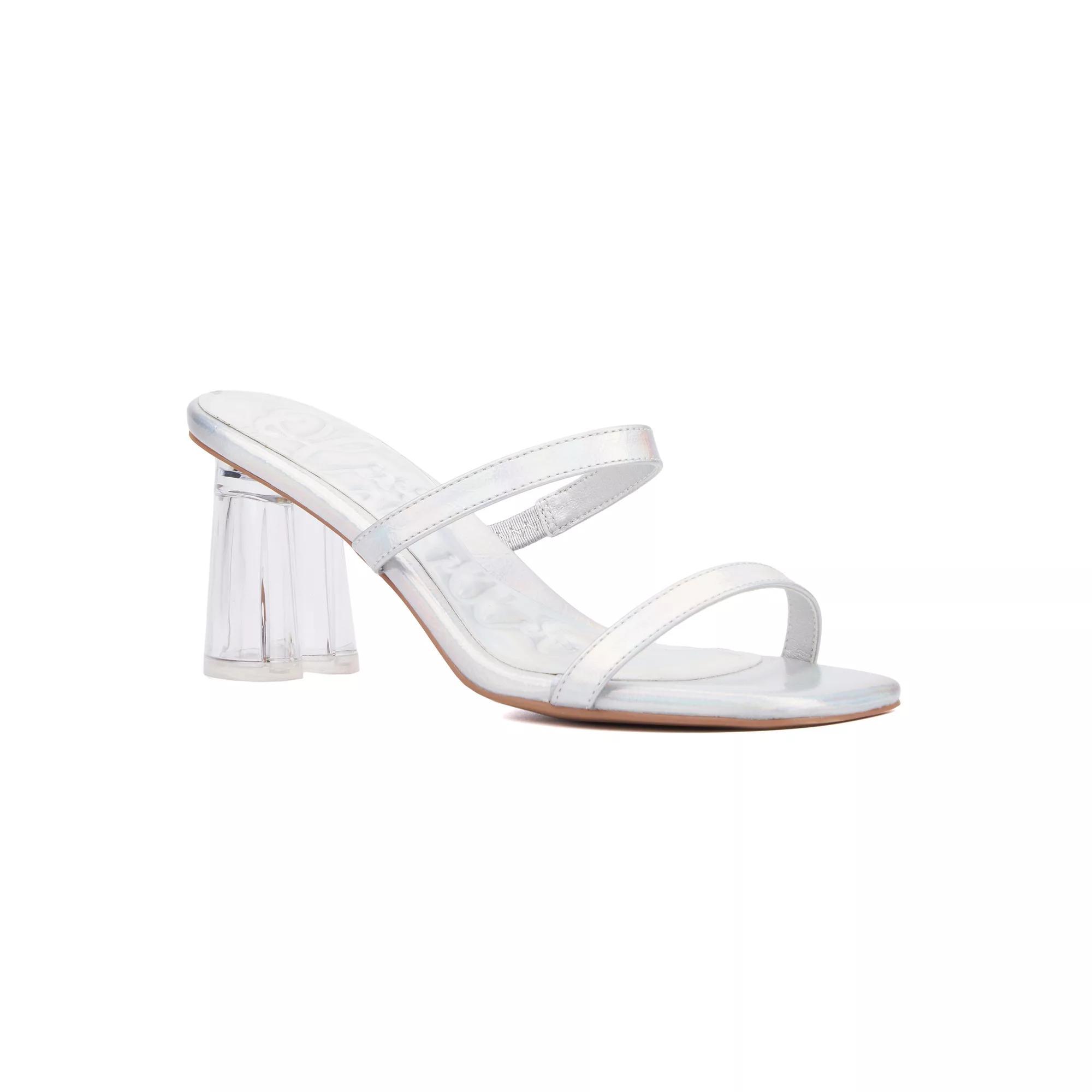 Olivia Miller Women's Lovely Dress Sandals, Size: 7, Silver Product Image