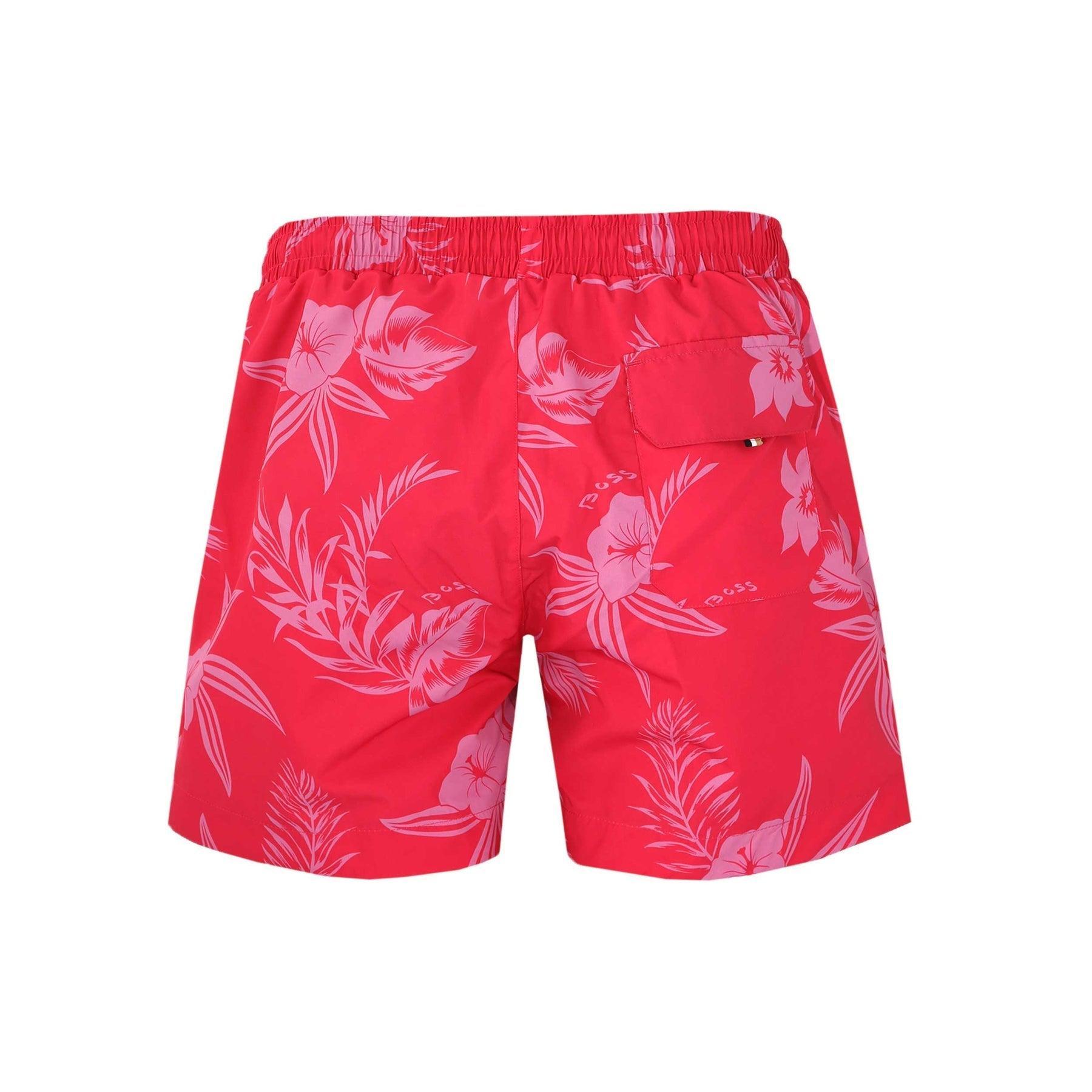 Boss Floral Print Swim Shorts Male Product Image