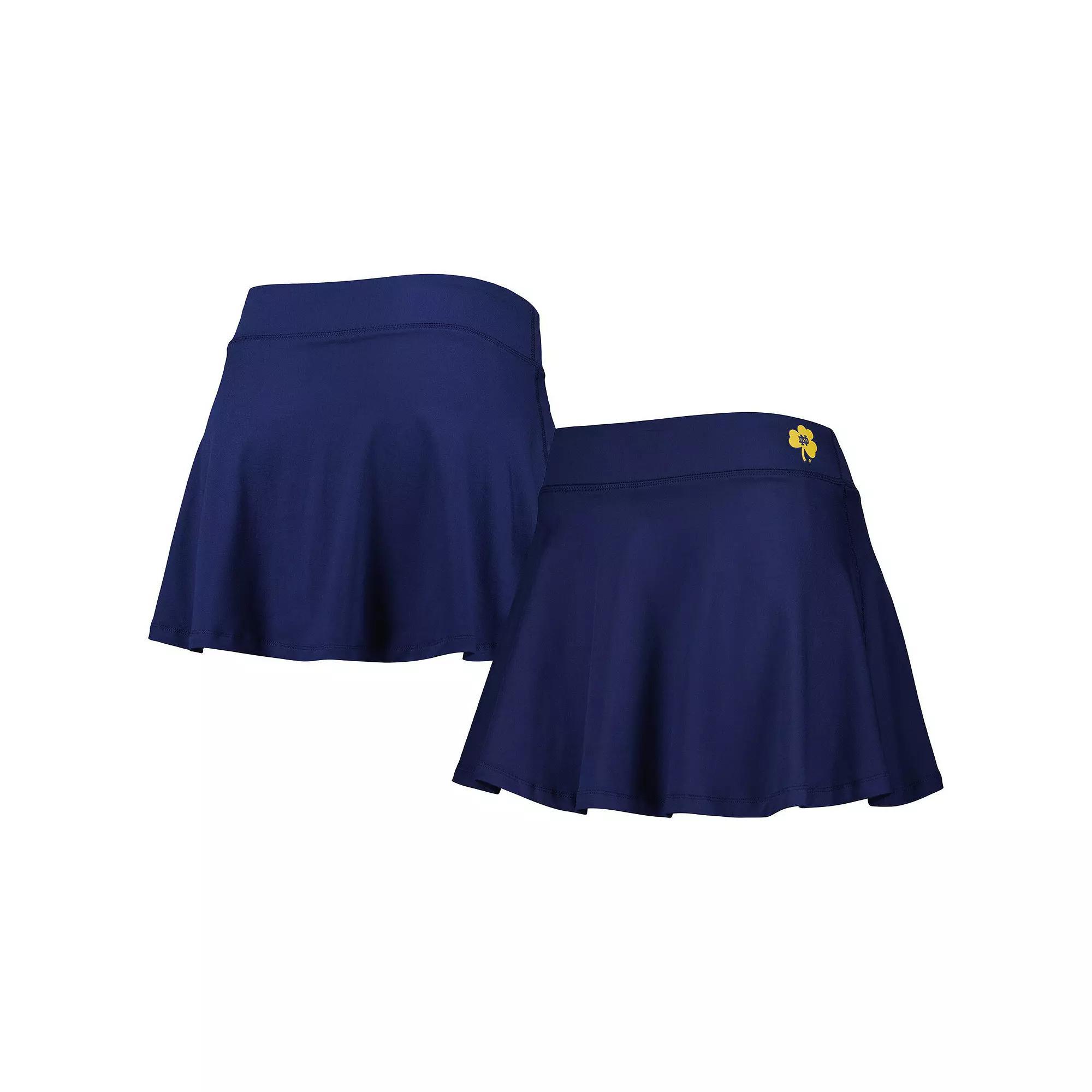 Women's ZooZatz Navy Notre Dame Fighting Irish Flowy Skort, Size: Medium, Blue Product Image